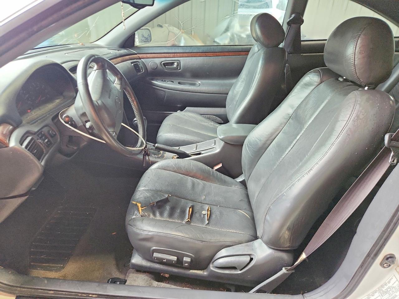 1999 Toyota Camry Solara Sle V6 White vin: 2T1CF22P7XC237666