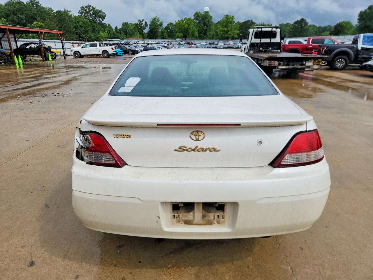 1999 Toyota Camry Solara Sle V6 White vin: 2T1CF22P7XC237666