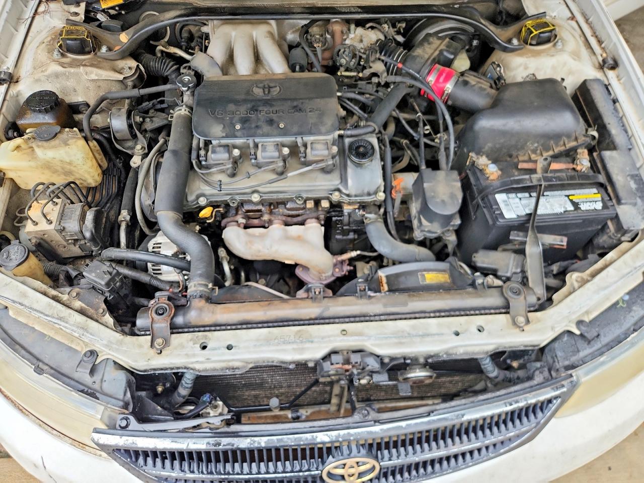 1999 Toyota Camry Solara Sle V6 White vin: 2T1CF22P7XC237666