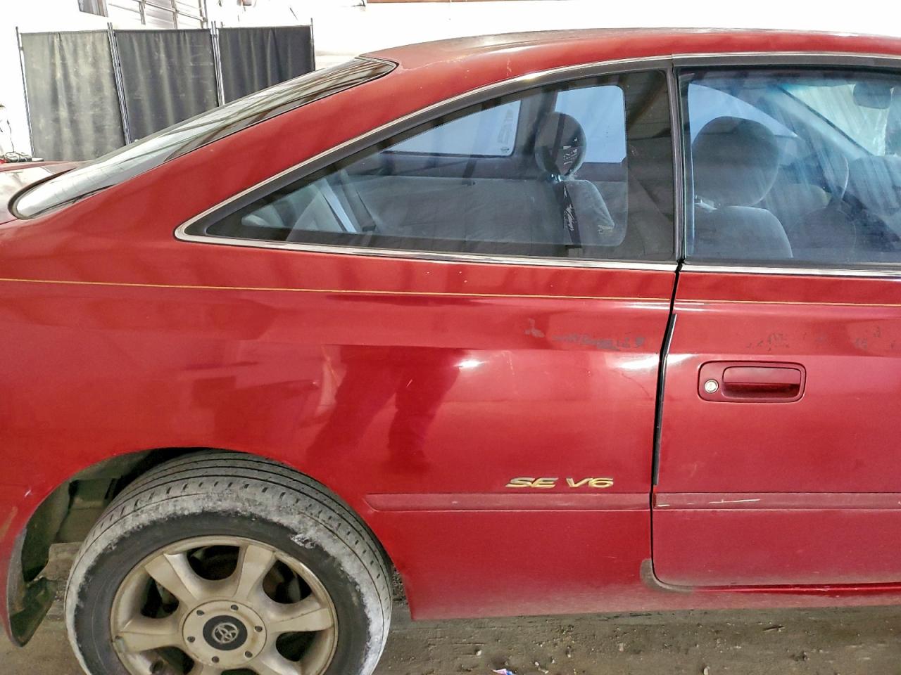 2000 Toyota Camry Solara Se Red vin: 2T1CF22P7YC281457