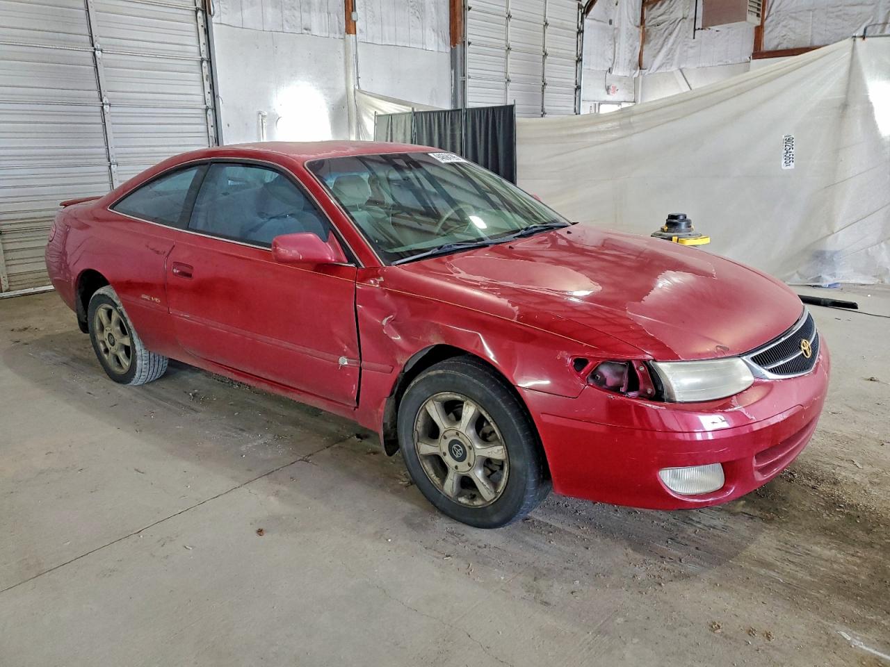 2000 Toyota Camry Solara Se Red vin: 2T1CF22P7YC281457
