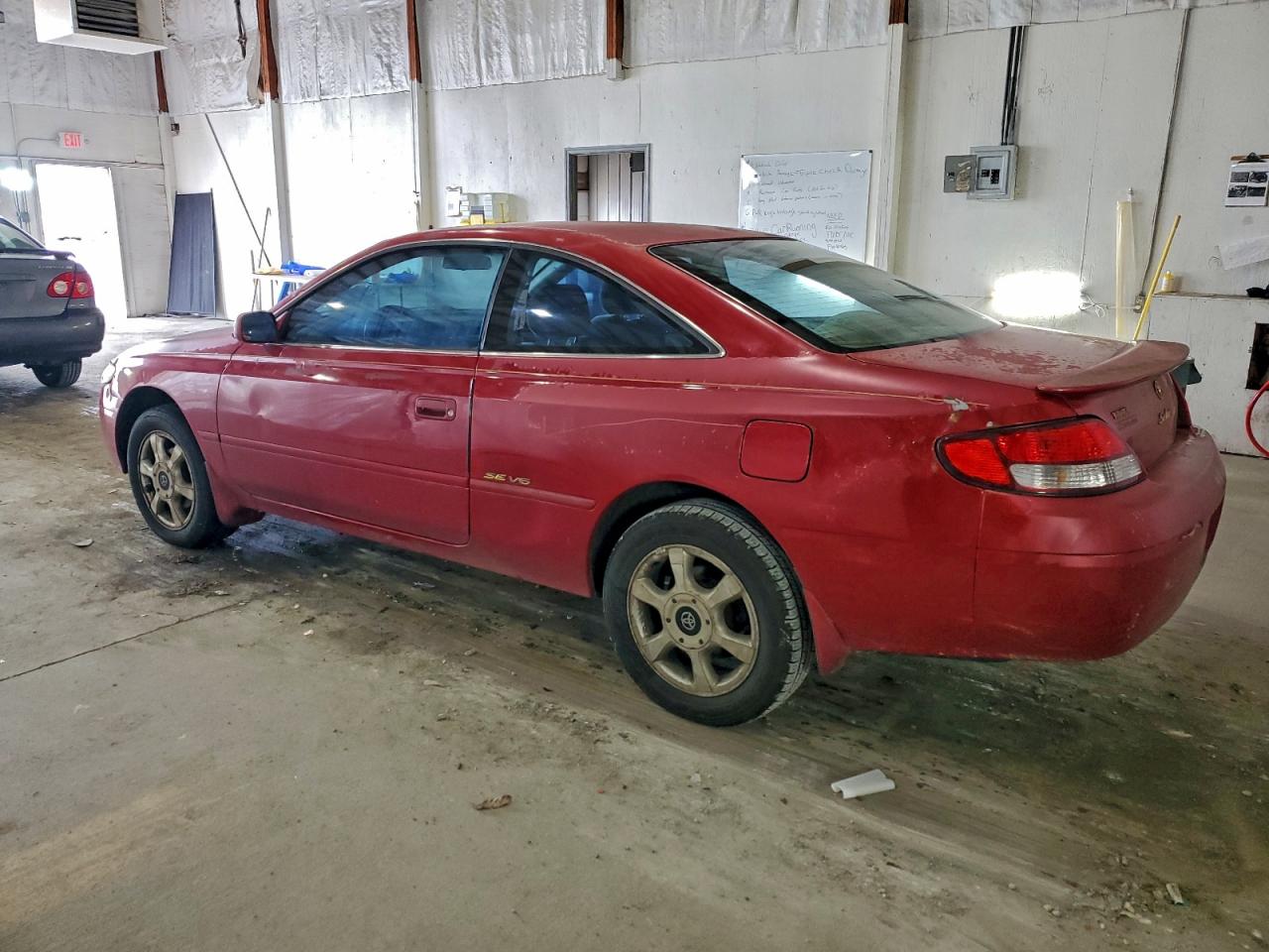 2000 Toyota Camry Solara Se Red vin: 2T1CF22P7YC281457