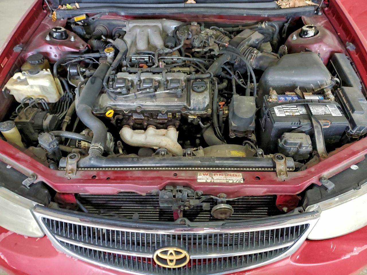 2000 Toyota Camry Solara Se Red vin: 2T1CF22P7YC281457