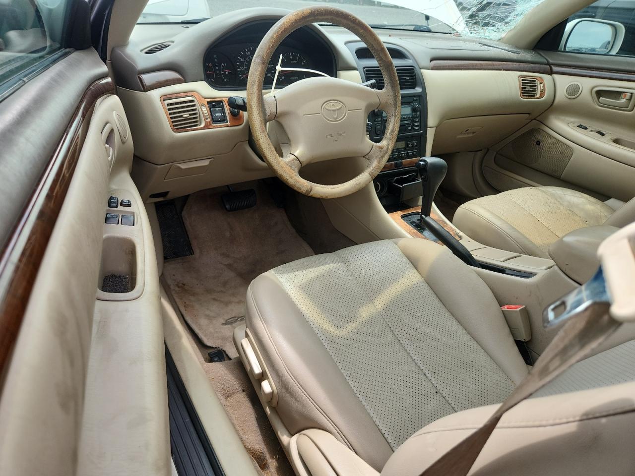 2000 Toyota Camry Solara Sle V6 White vin: 2T1CF22P7YC324551
