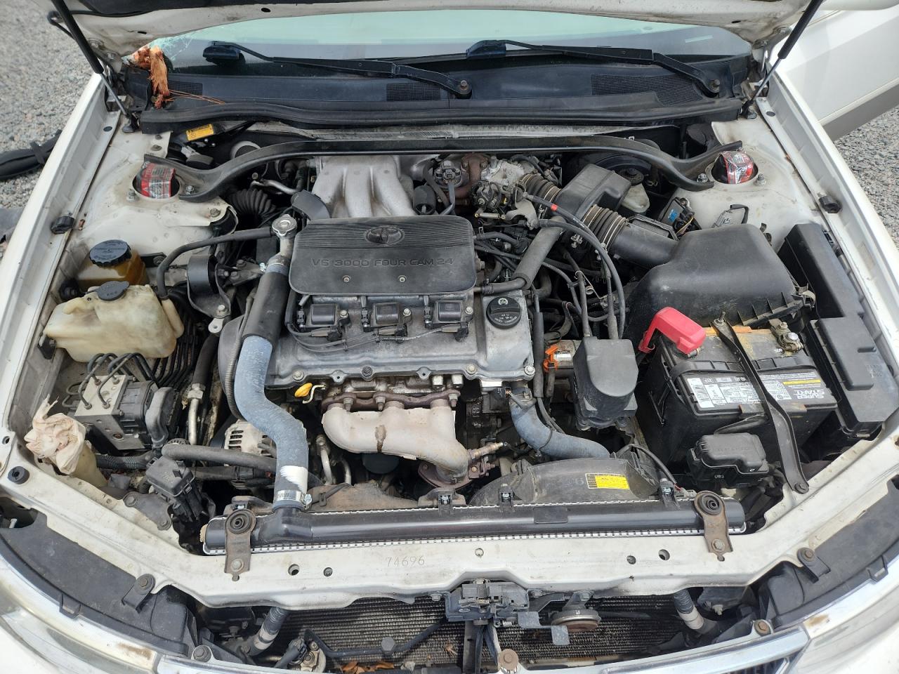 2000 Toyota Camry Solara Sle V6 White vin: 2T1CF22P7YC324551