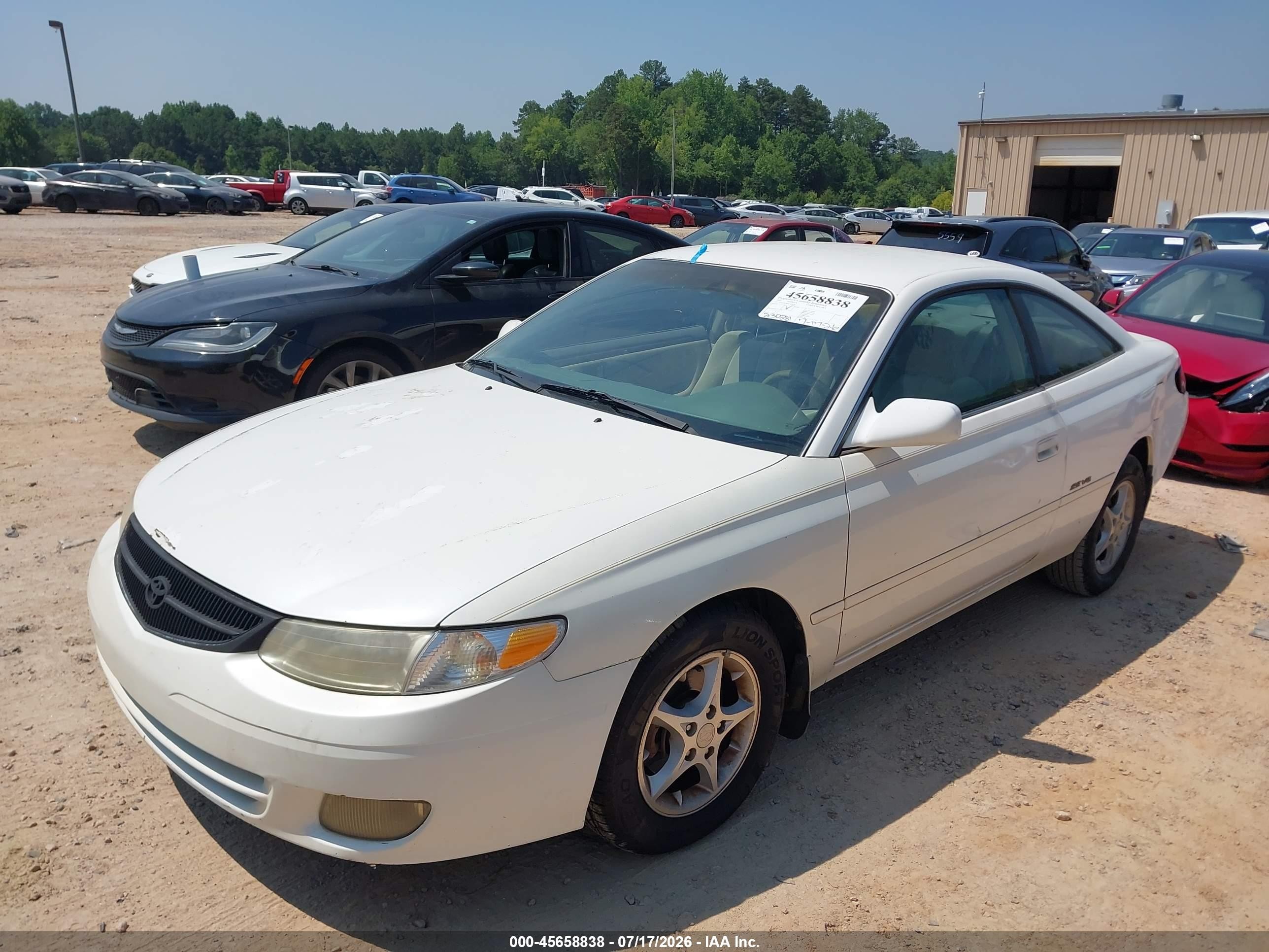 1999 Toyota Camry Solara Se V6 Белый vin: 2T1CF22P8XC141674