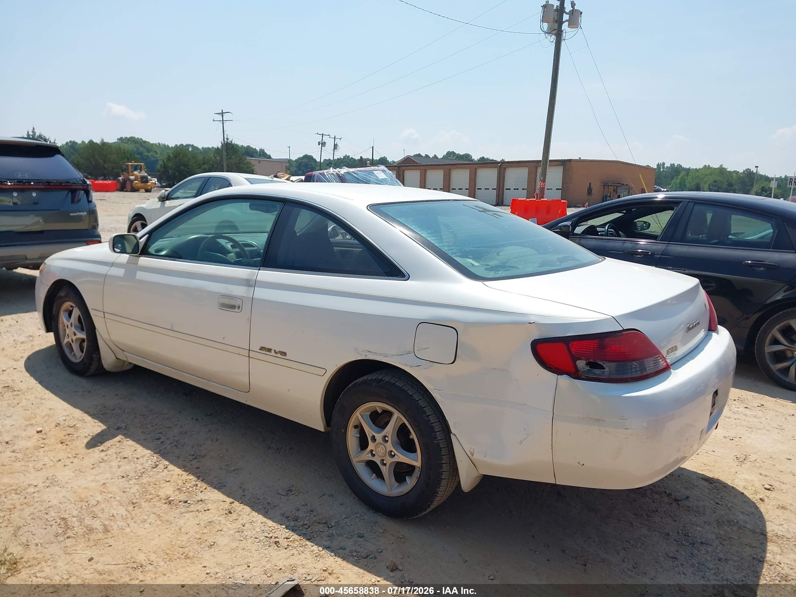 1999 Toyota Camry Solara Se V6 Белый vin: 2T1CF22P8XC141674