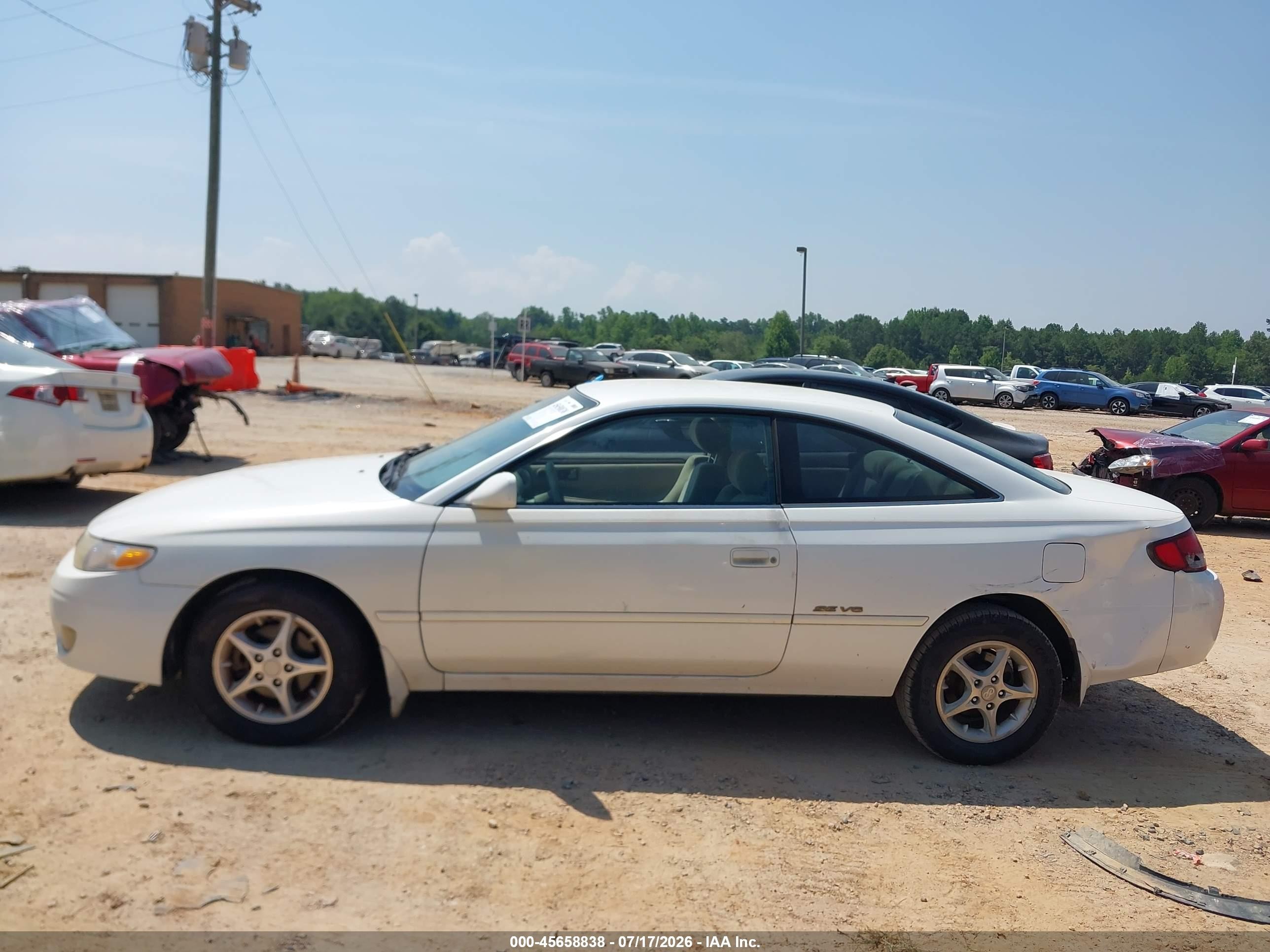 1999 Toyota Camry Solara Se V6 Белый vin: 2T1CF22P8XC141674