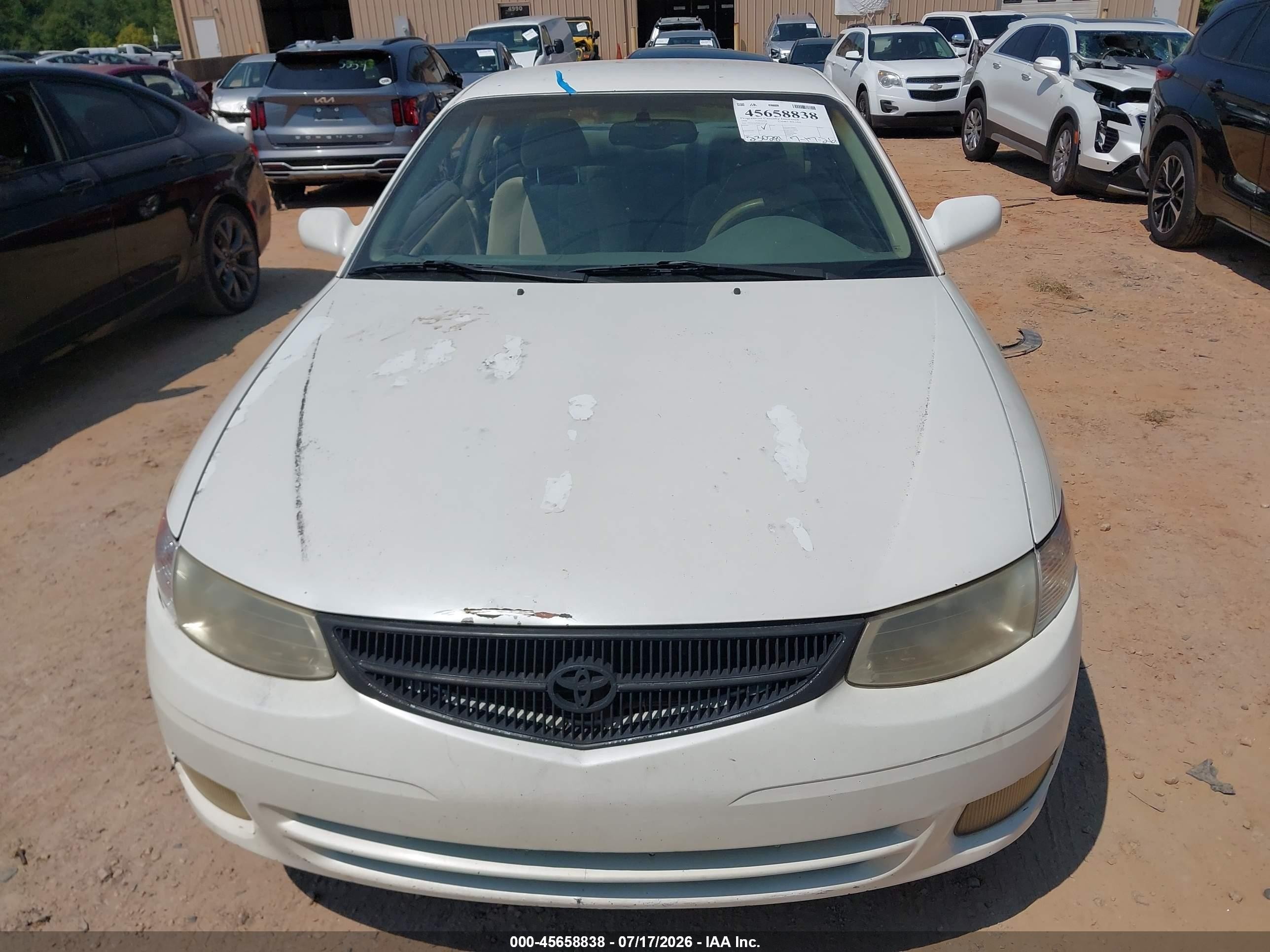 1999 Toyota Camry Solara Se V6 Белый vin: 2T1CF22P8XC141674