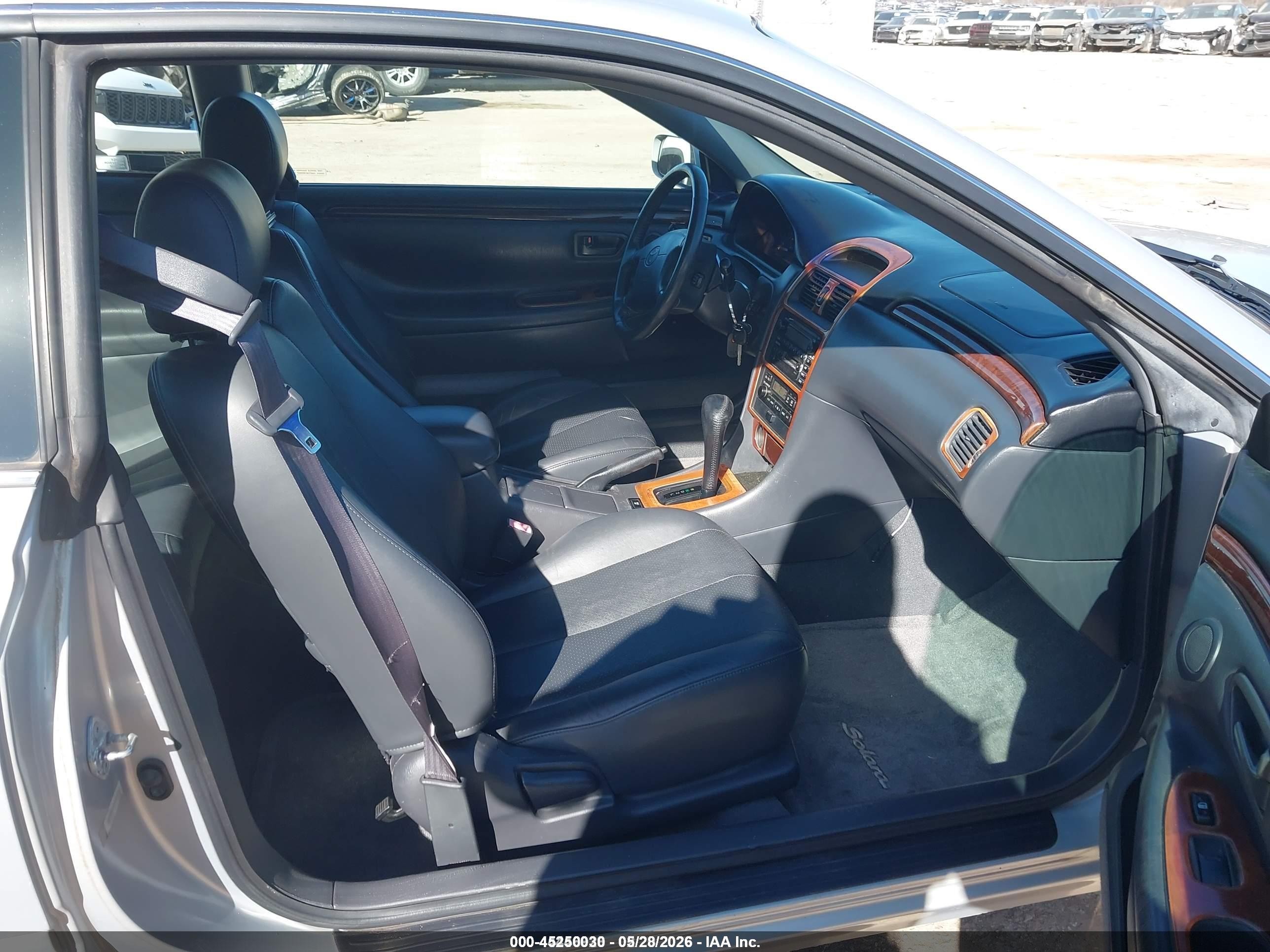 2000 Toyota Camry Solara Sle V6 Silver vin: 2T1CF22P8YC313414