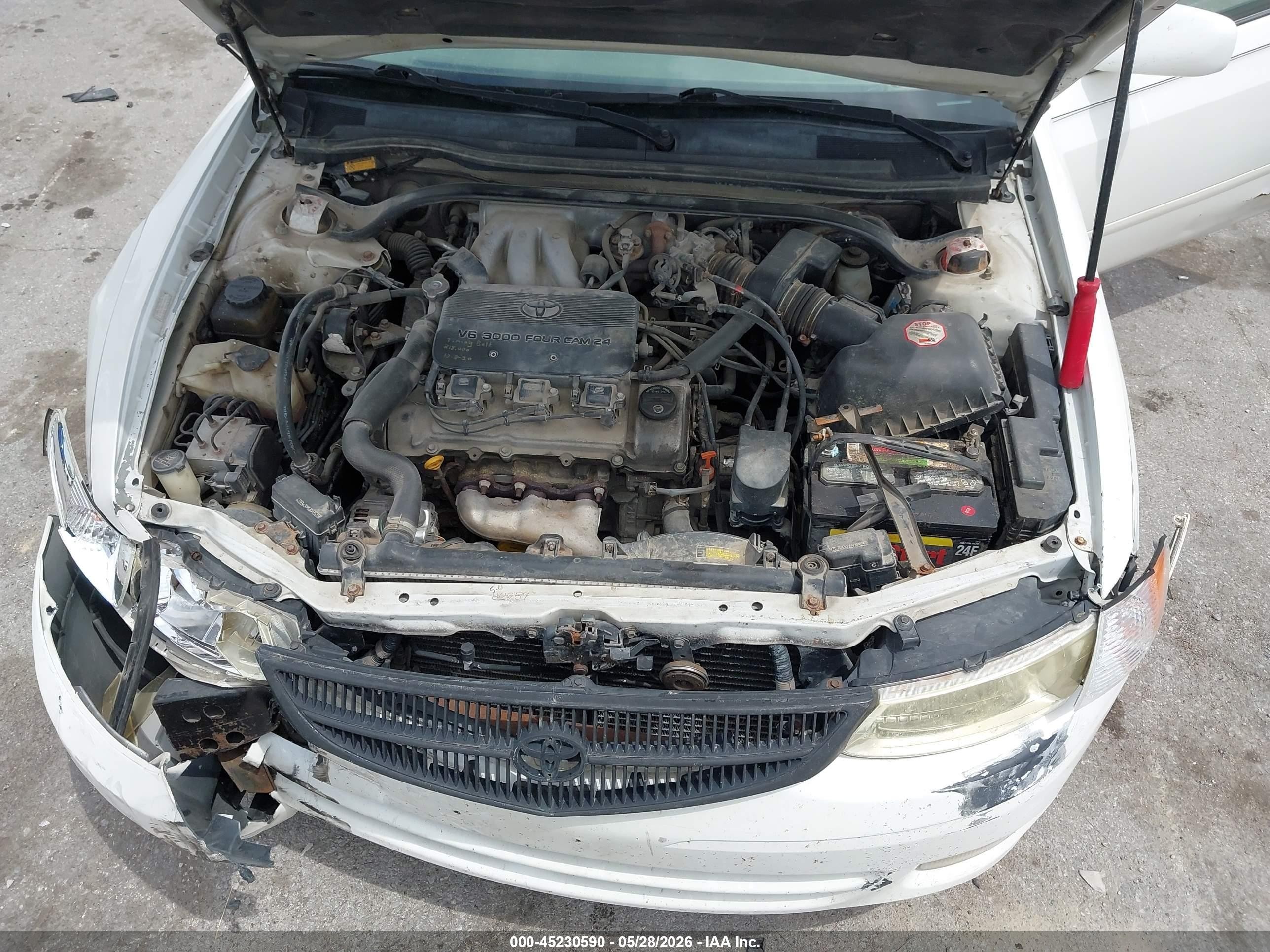 2000 Toyota Camry Solara Sle V6 White vin: 2T1CF22P8YC406059