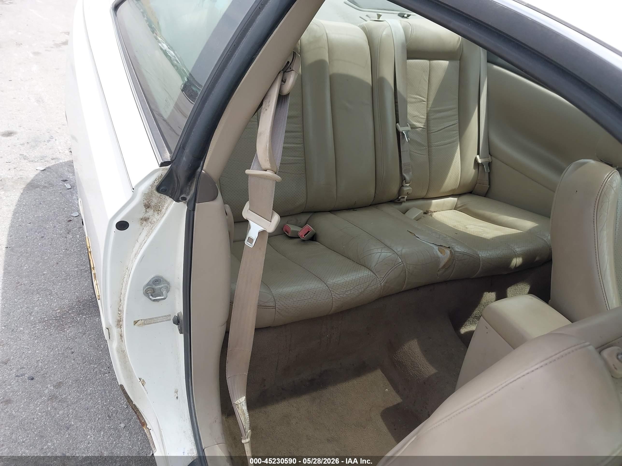 2000 Toyota Camry Solara Sle V6 White vin: 2T1CF22P8YC406059