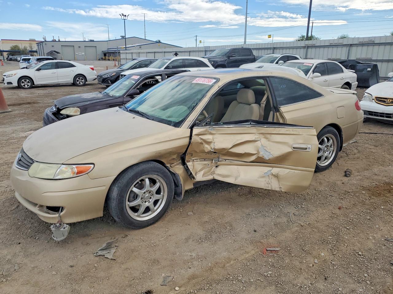 2002 Toyota Camry Solara Se Tan vin: 2T1CF22P92C591939