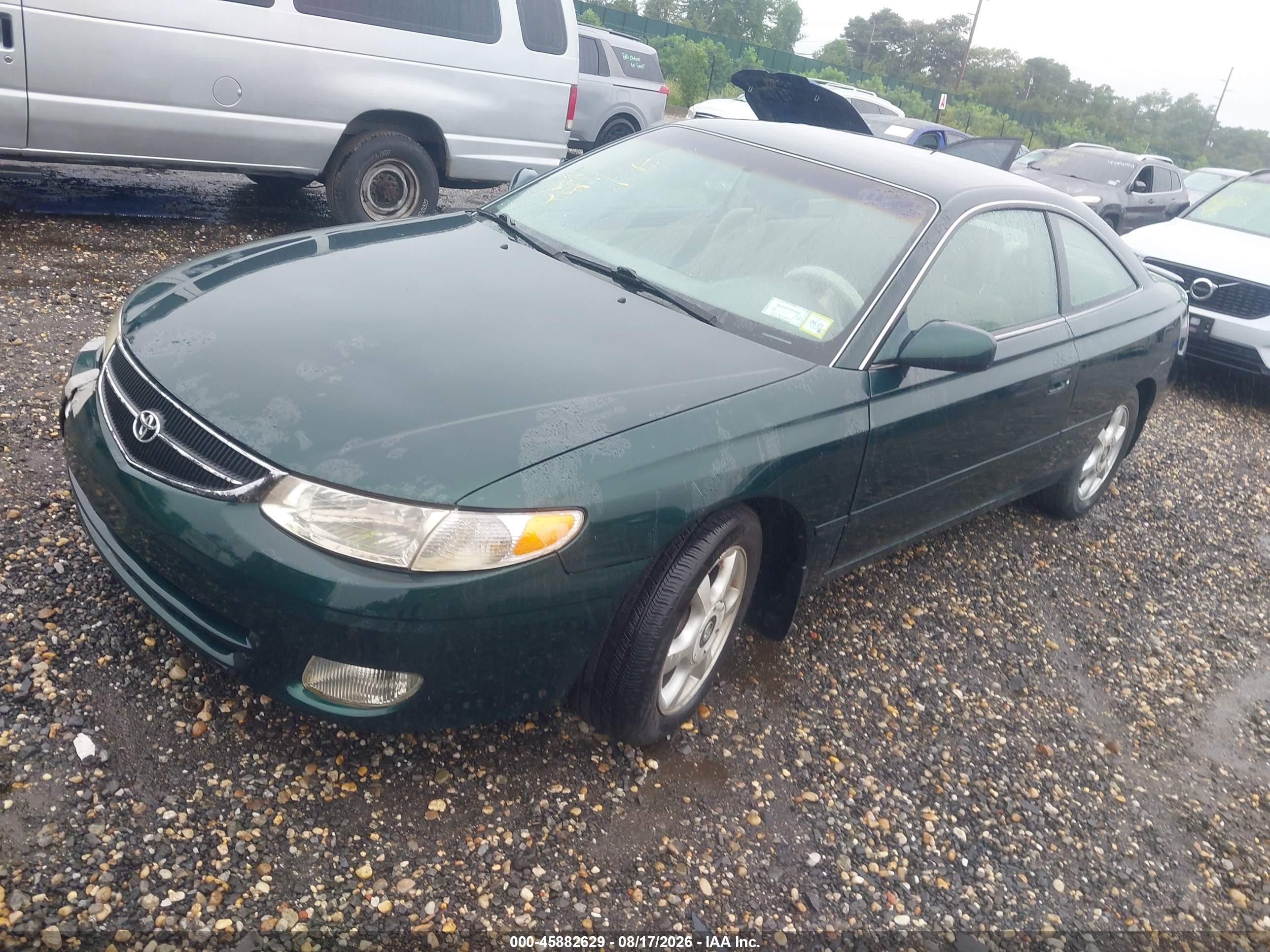 1999 Toyota Camry Solara Se V6 Green vin: 2T1CF22P9XC181679