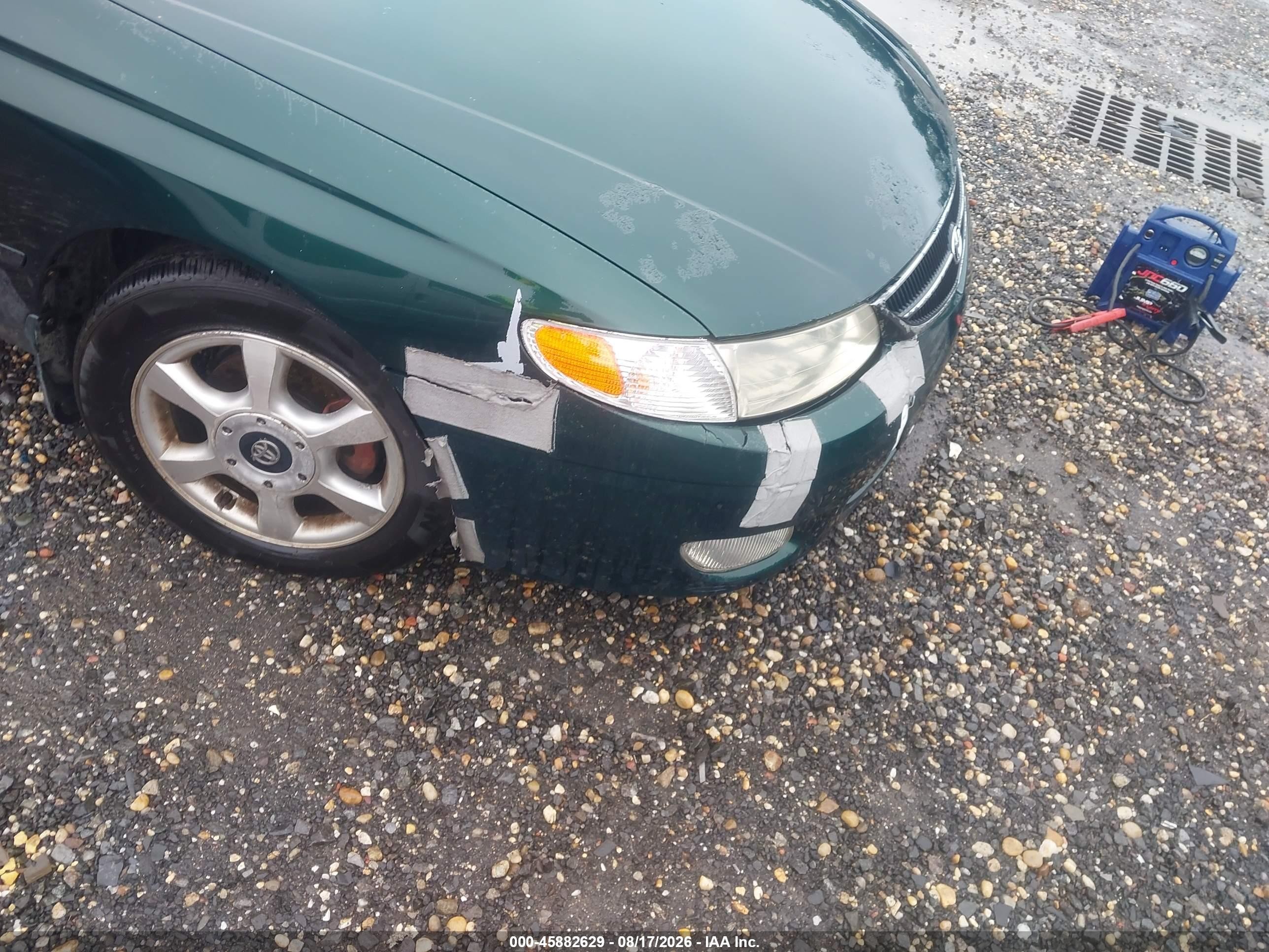 1999 Toyota Camry Solara Se V6 Green vin: 2T1CF22P9XC181679