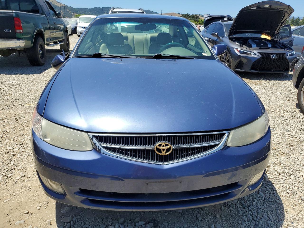 1999 Toyota Camry Solara Sle V6 Blue vin: 2T1CF22P9XC193069