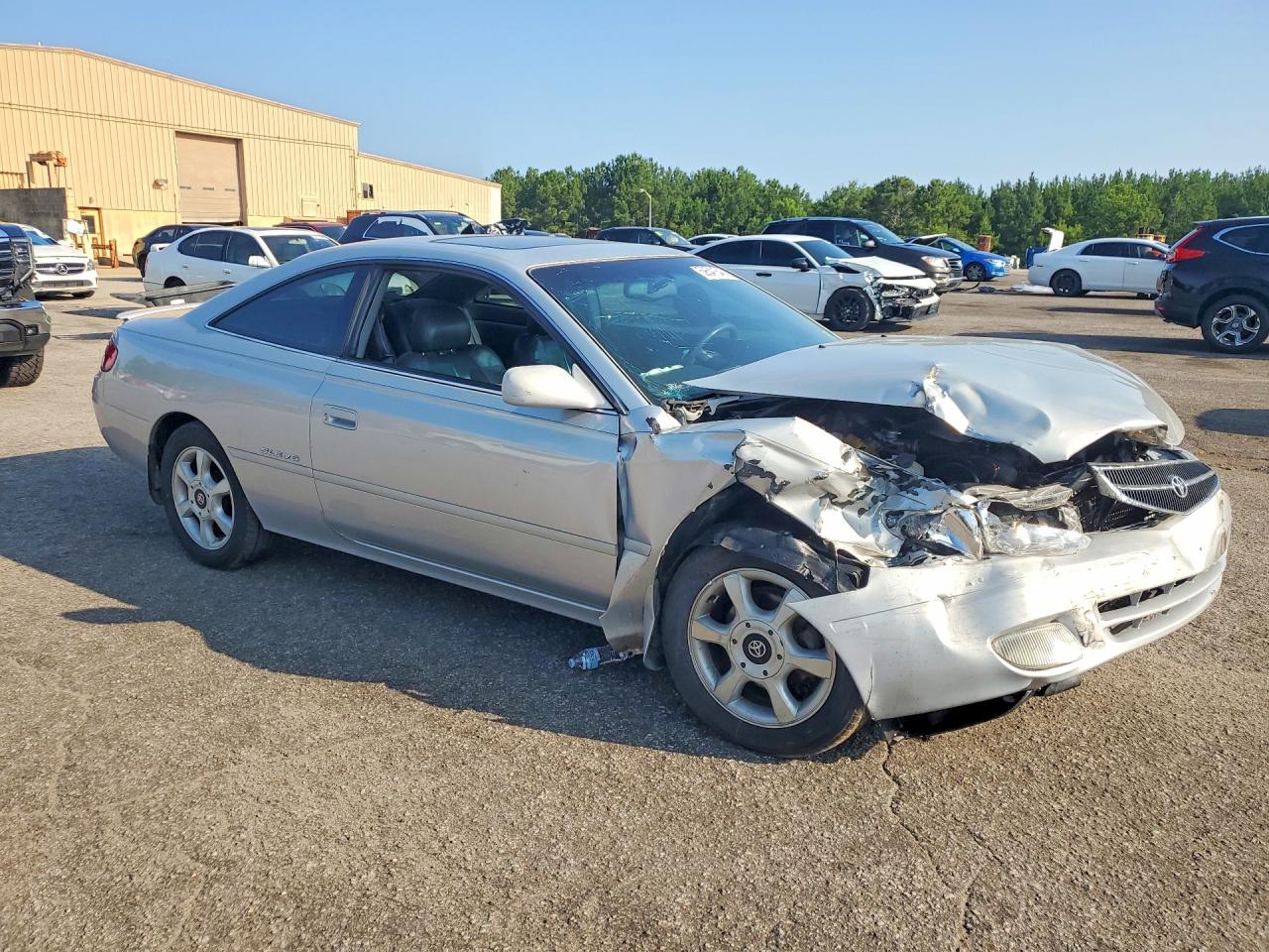 2000 Toyota Camry Solara Sle V6 Silver vin: 2T1CF22P9YC309159