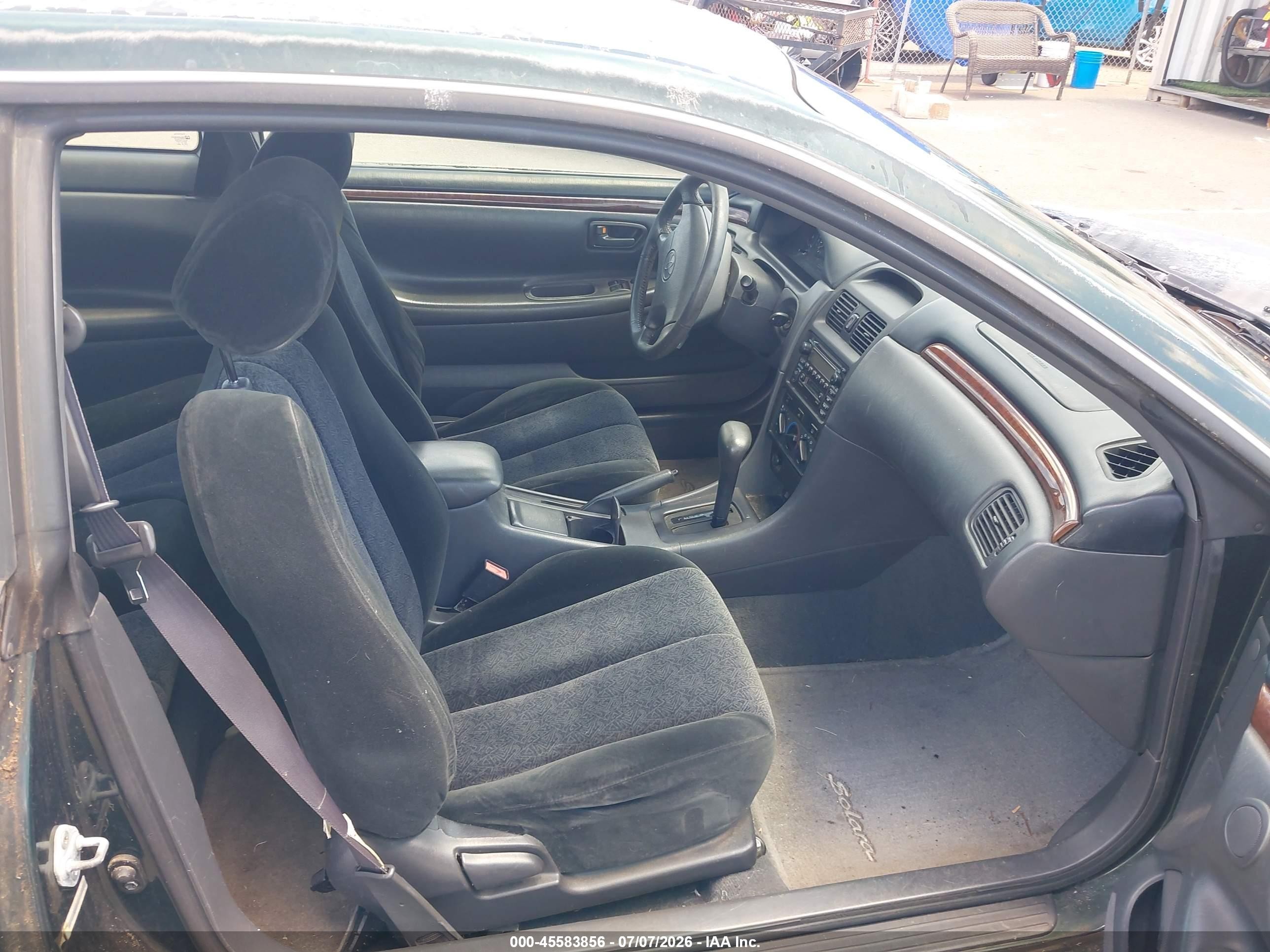 2000 Toyota Camry Solara Se V6 Green vin: 2T1CF22P9YC379907