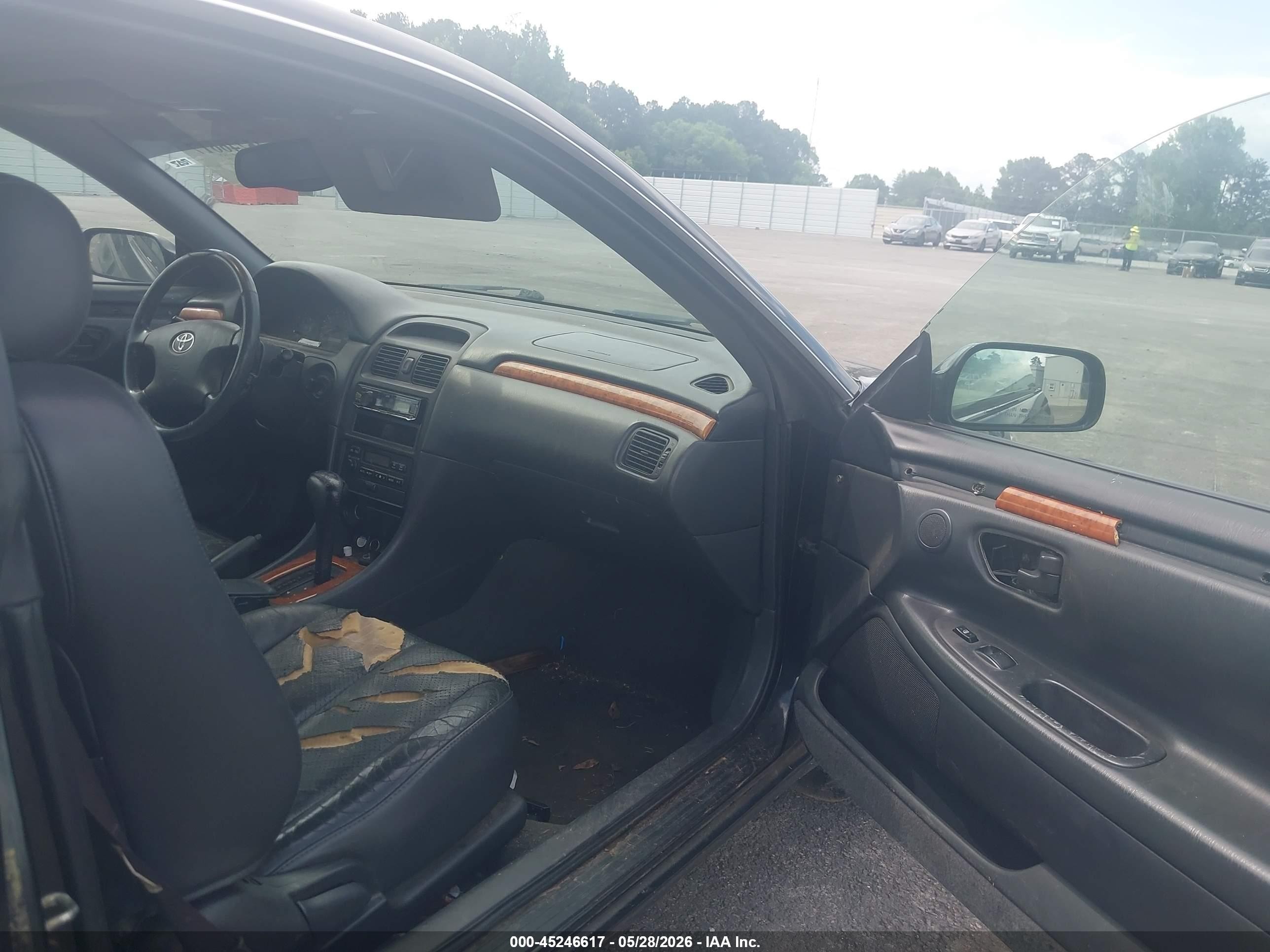2002 Toyota Camry Solara Sle V6 Black vin: 2T1CF22PX2C548713