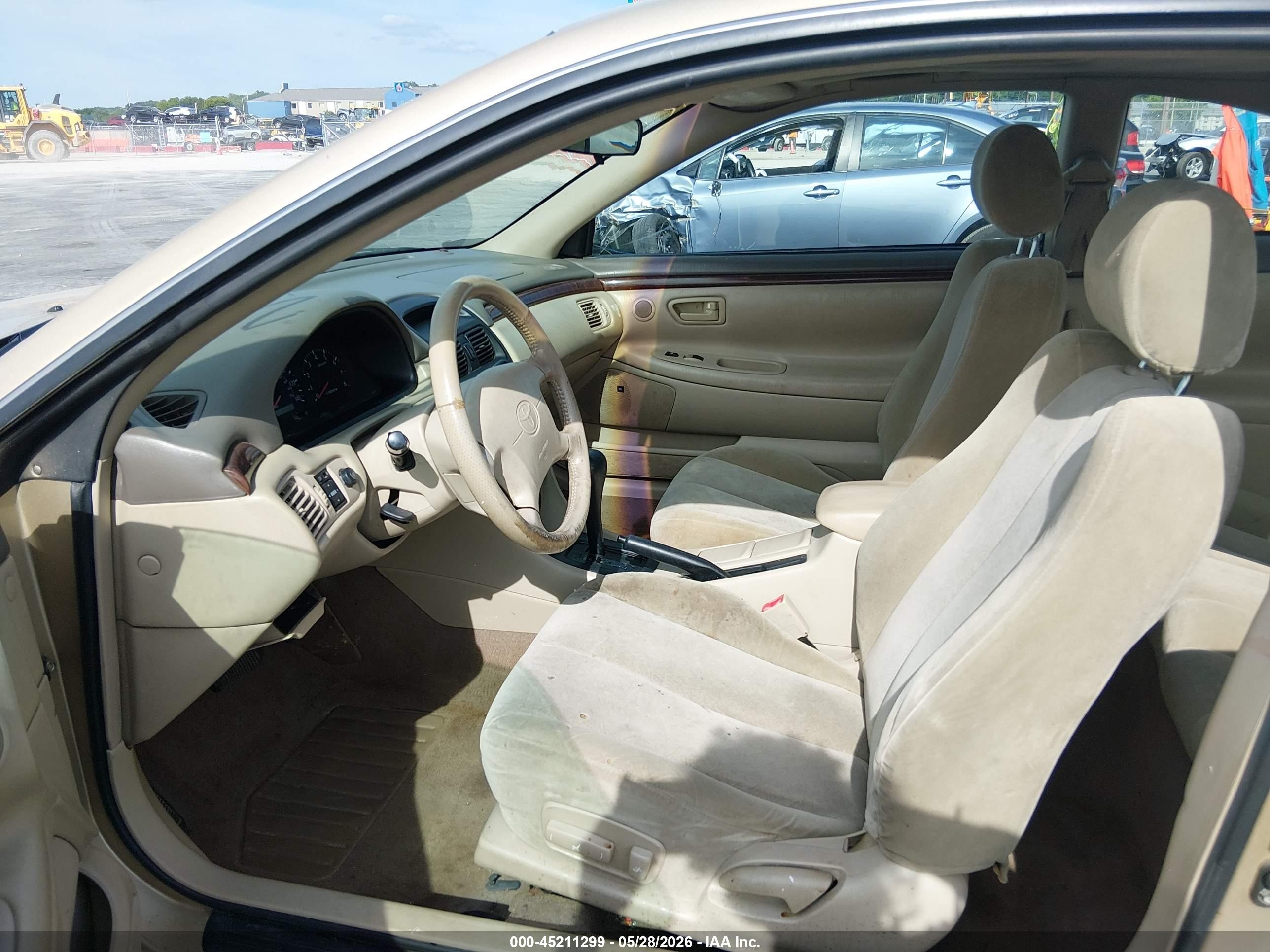 2000 Toyota Camry Solara Se V6 Gold vin: 2T1CF22PXYC281498