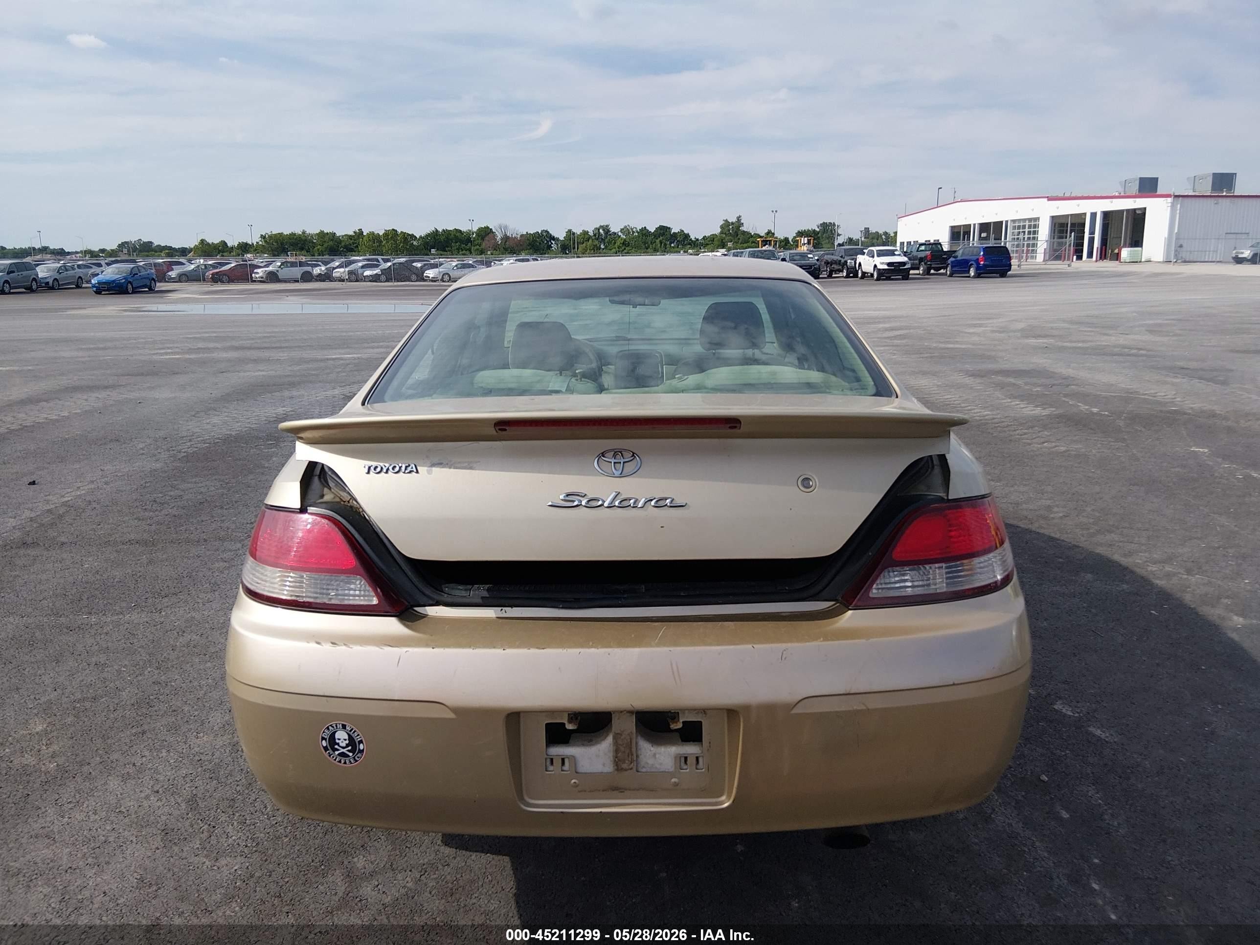 2000 Toyota Camry Solara Se V6 Gold vin: 2T1CF22PXYC281498