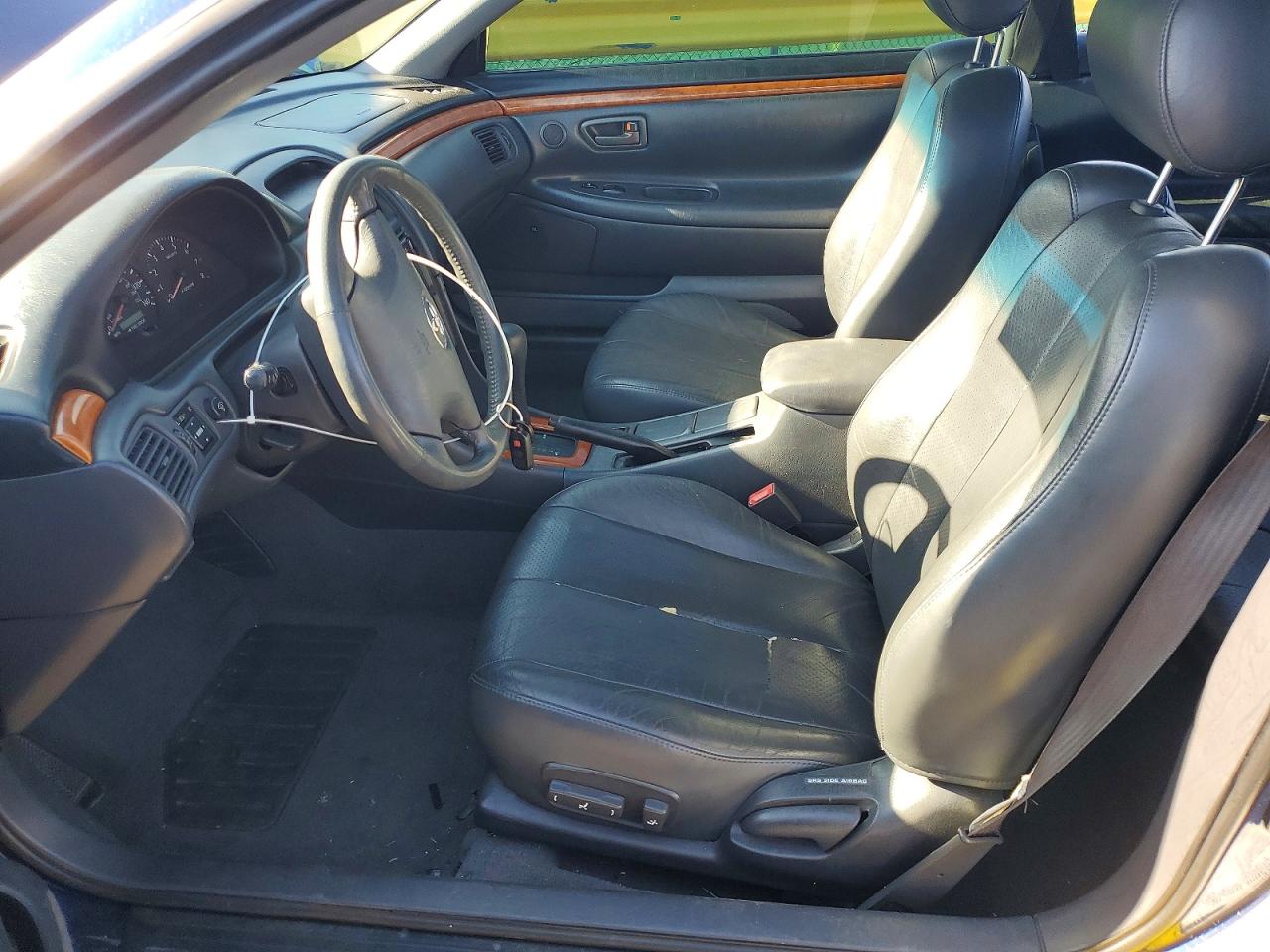 2002 Toyota Camry Solara Sle V6 Blue vin: 2T1CF28P02C554558