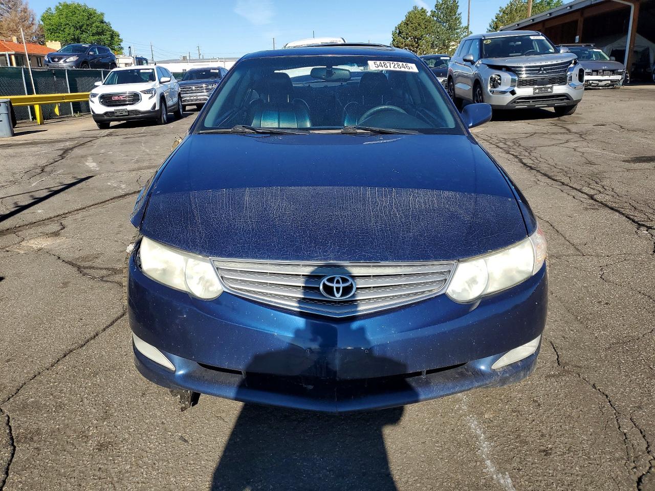 2002 Toyota Camry Solara Sle V6 Blue vin: 2T1CF28P02C554558