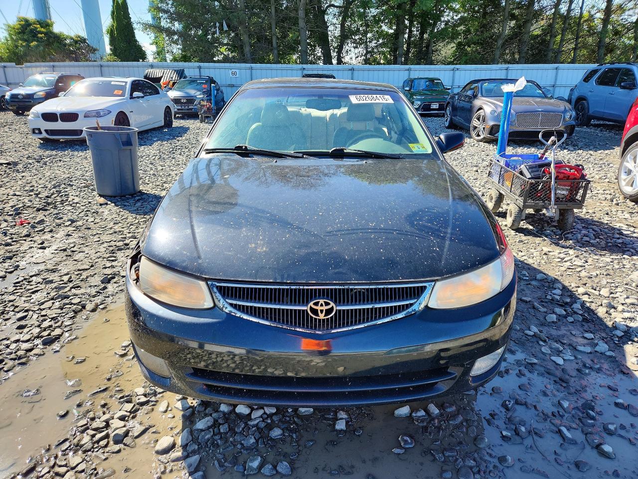 1999 Toyota Camry Solara Sle V6 Black vin: 2T1CF28P1XC242210