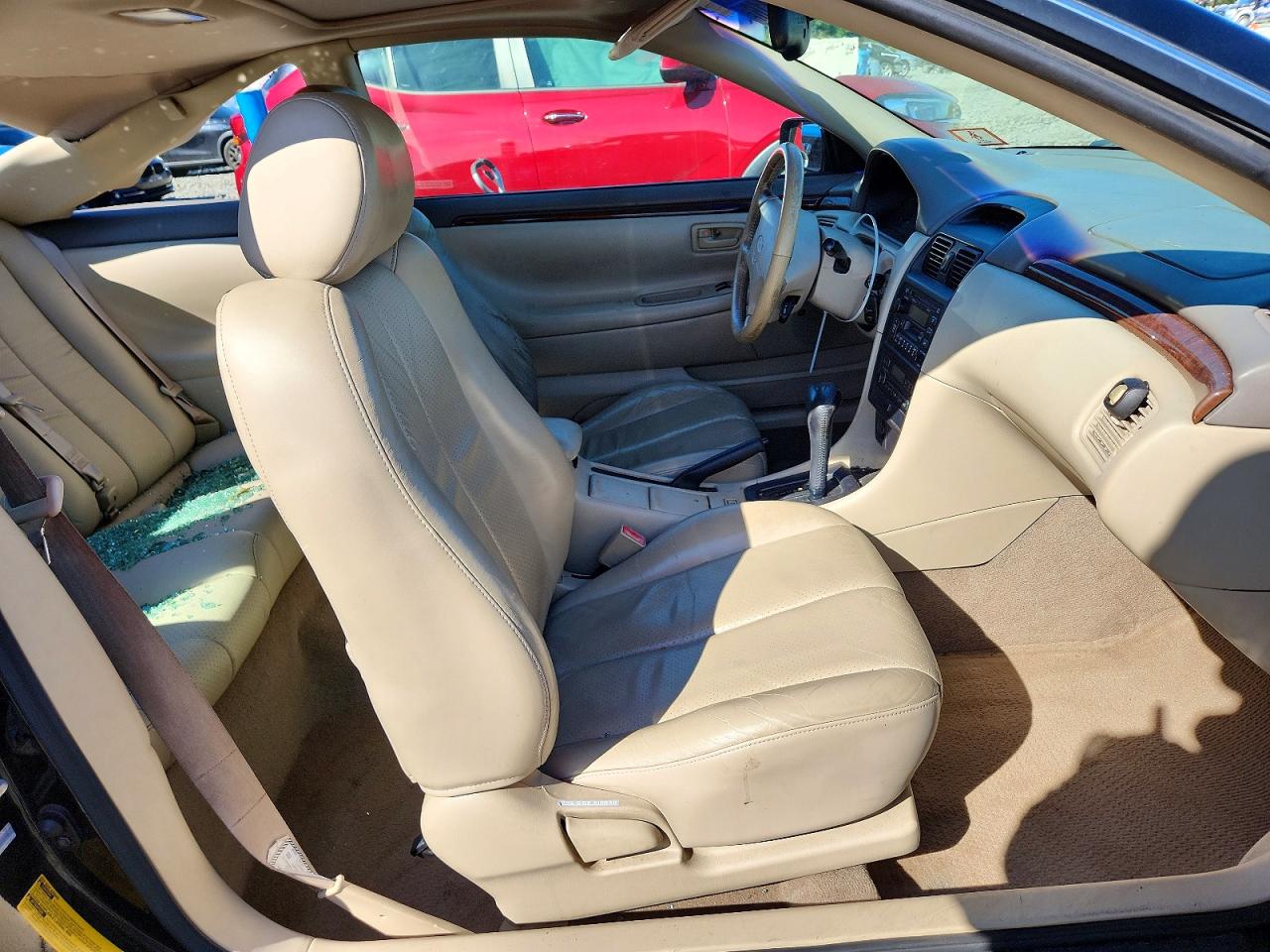 1999 Toyota Camry Solara Sle V6 Black vin: 2T1CF28P1XC242210