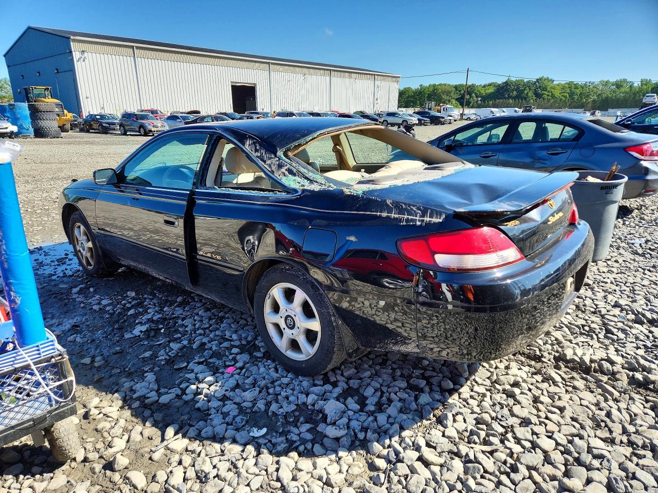 1999 Toyota Camry Solara Sle V6 Black vin: 2T1CF28P1XC242210
