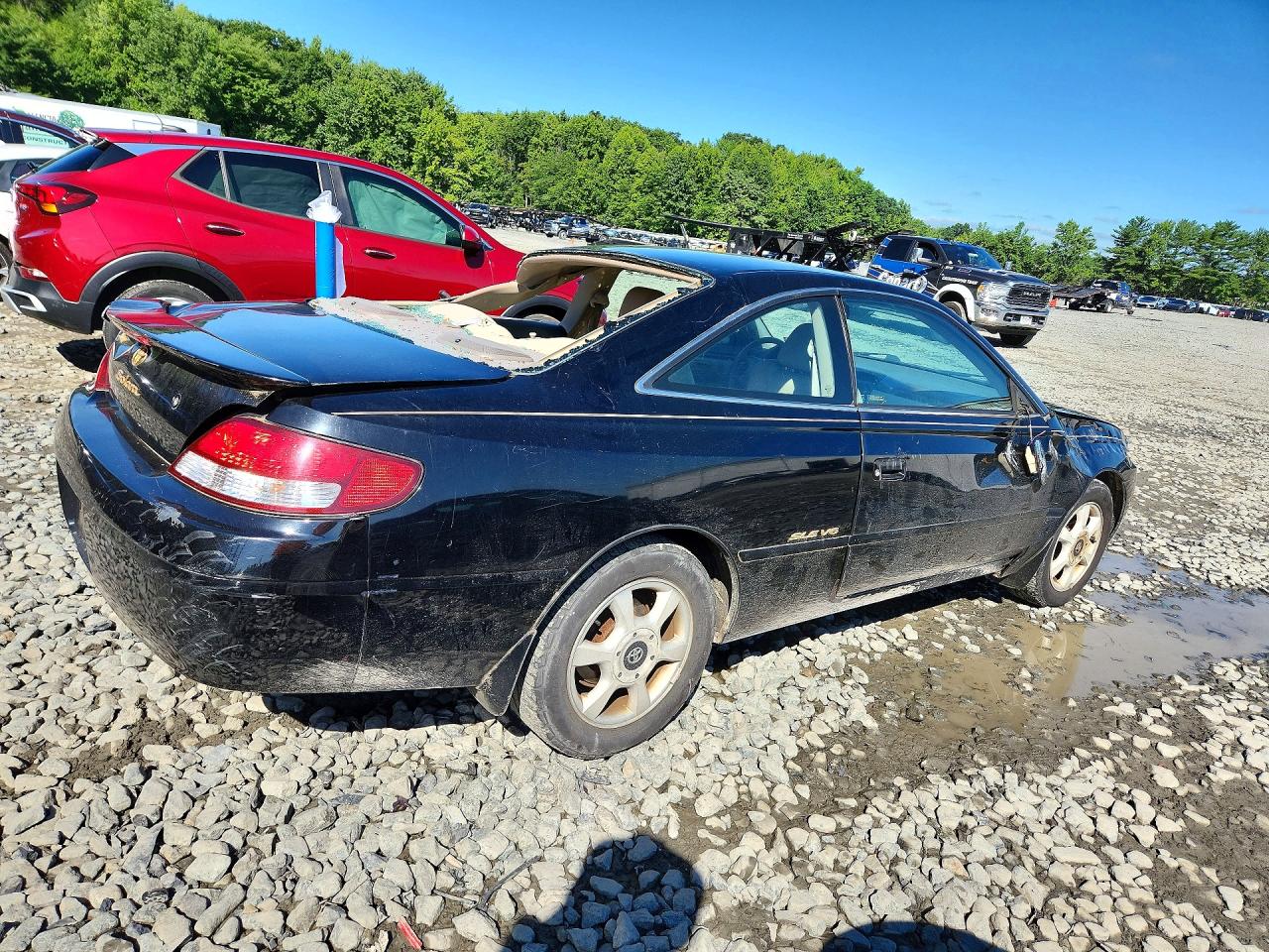 1999 Toyota Camry Solara Sle V6 Black vin: 2T1CF28P1XC242210