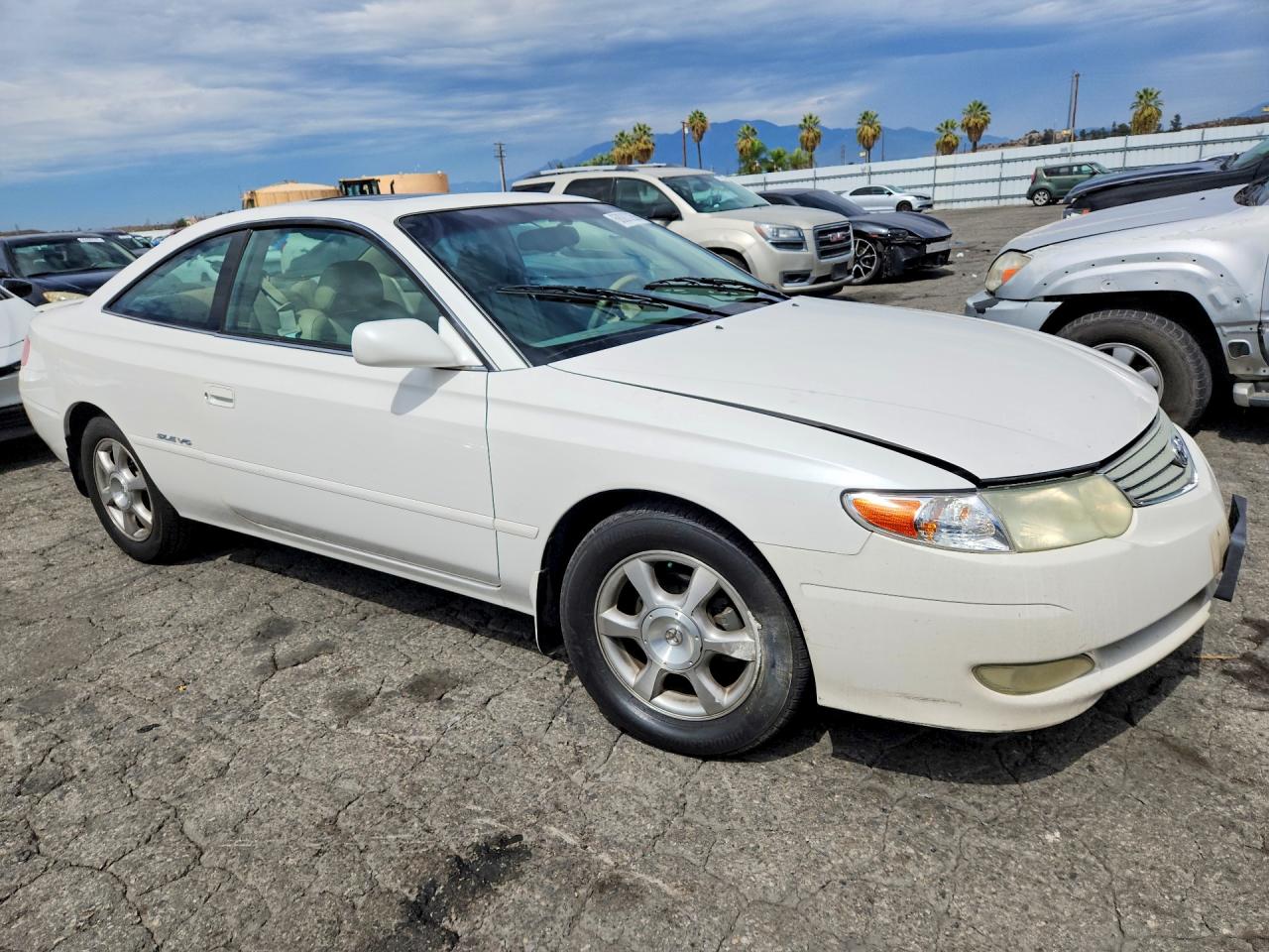 2002 Toyota Camry Solara Sle V6 Белый vin: 2T1CF28P22C571801