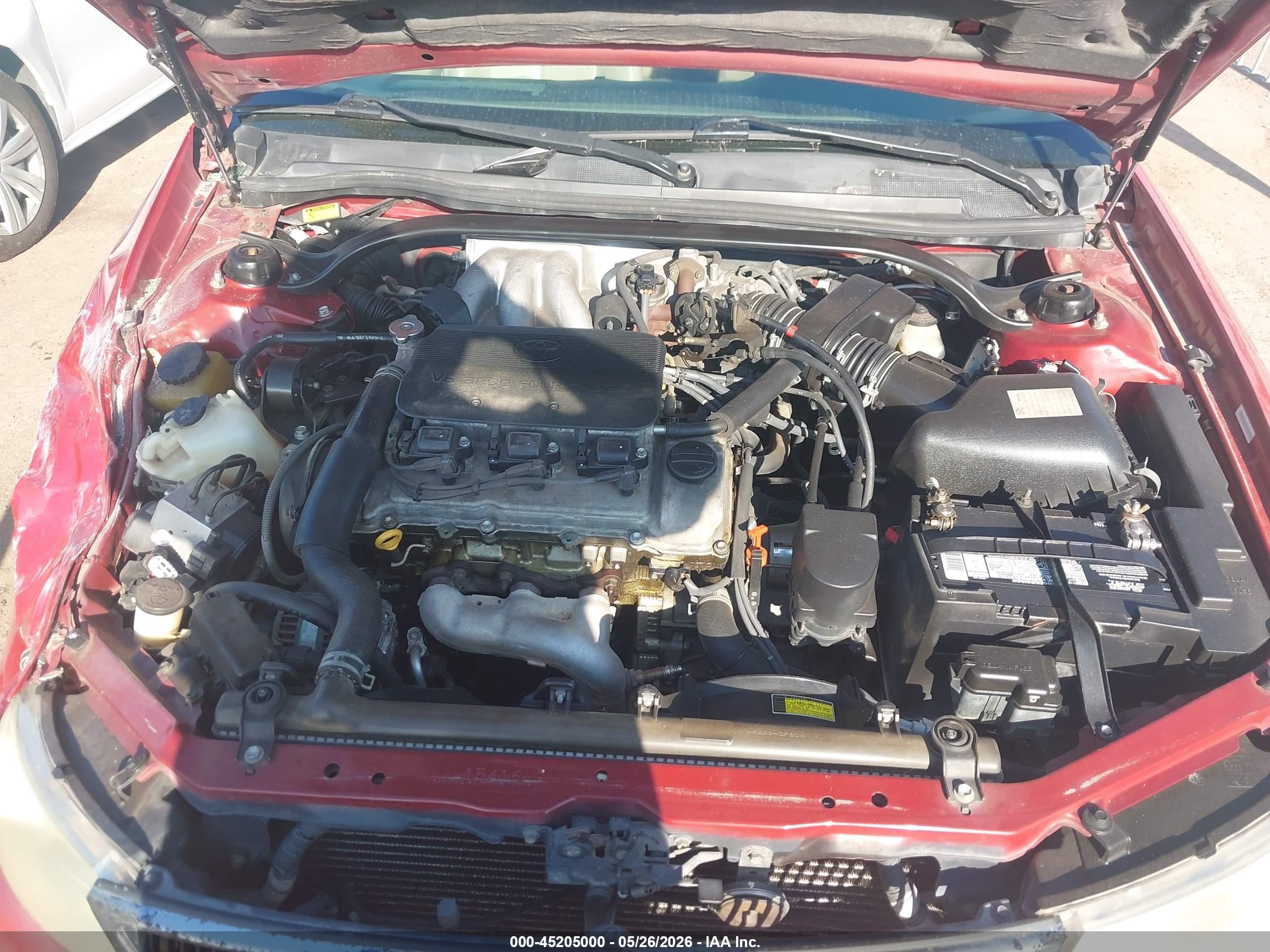 1999 Toyota Camry Solara Sle Red vin: 2T1CF28P2XC200838