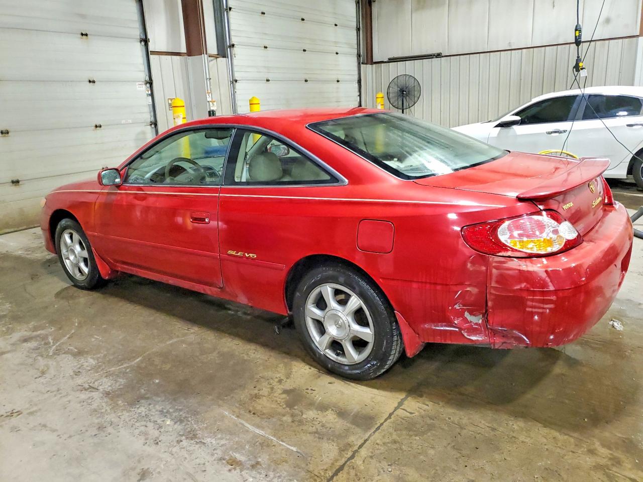 2002 Toyota Camry Solara Sle V6 Red vin: 2T1CF28P42C590267