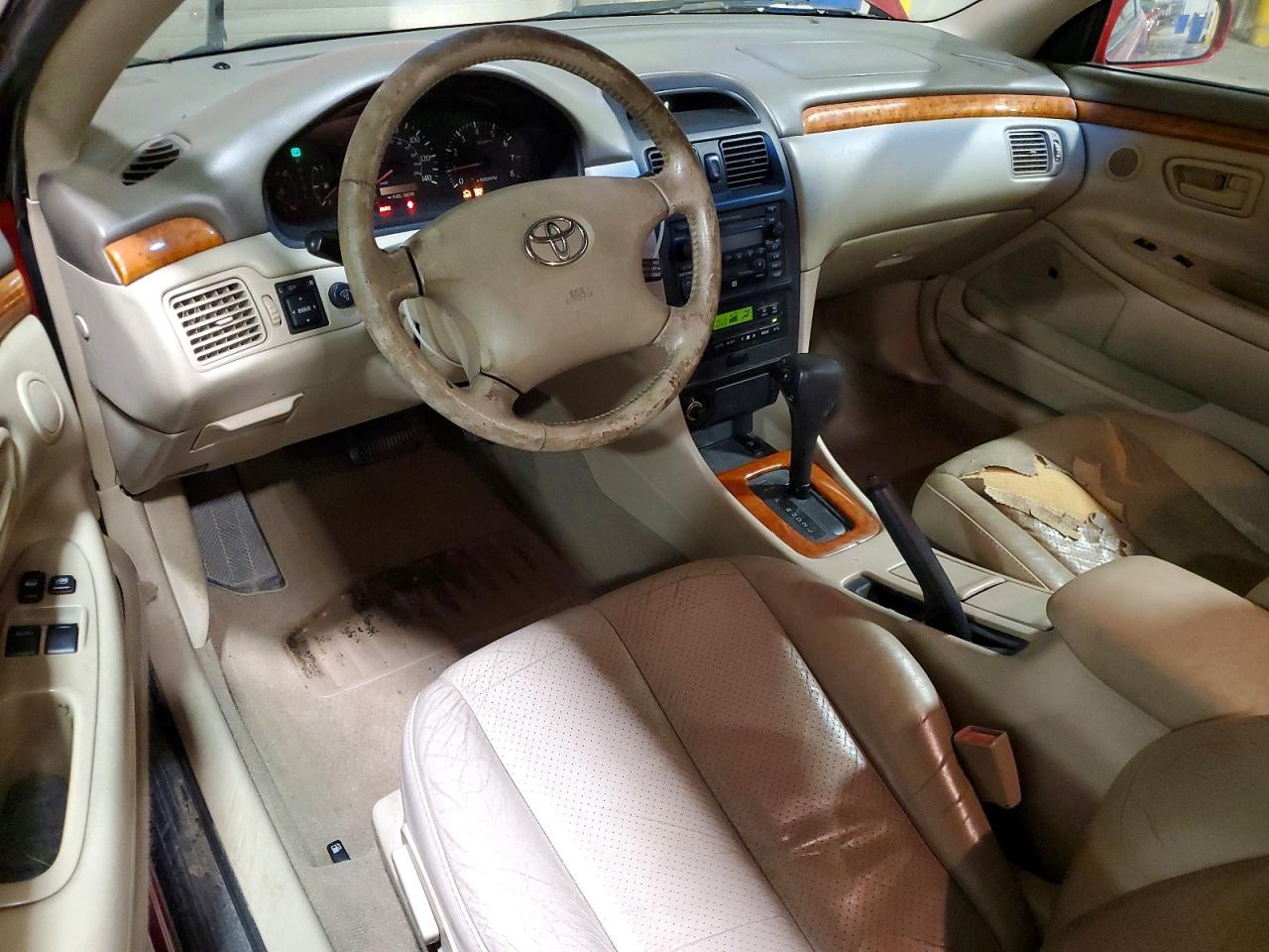 2002 Toyota Camry Solara Sle V6 Red vin: 2T1CF28P42C590267