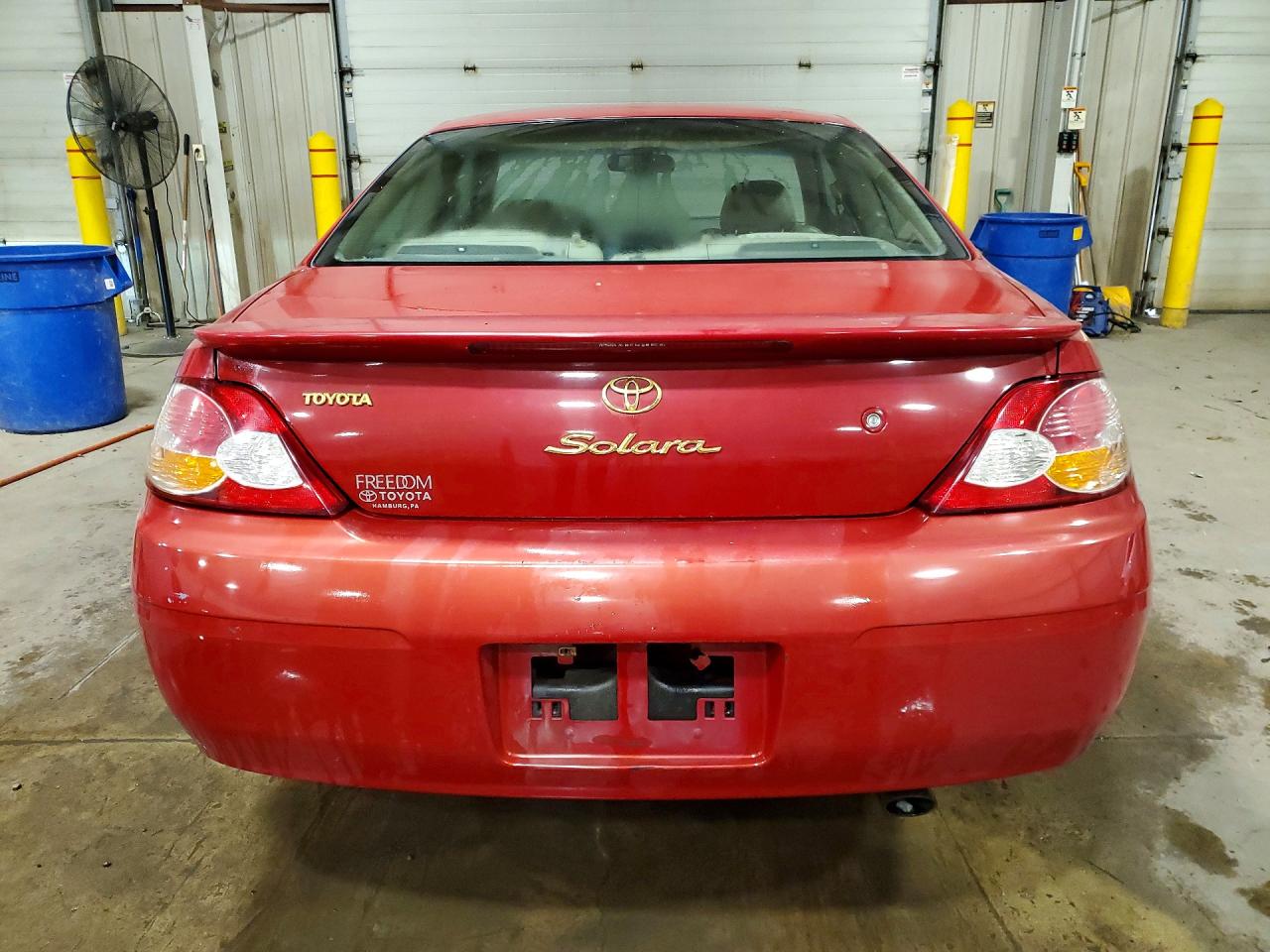 2002 Toyota Camry Solara Sle V6 Red vin: 2T1CF28P42C590267
