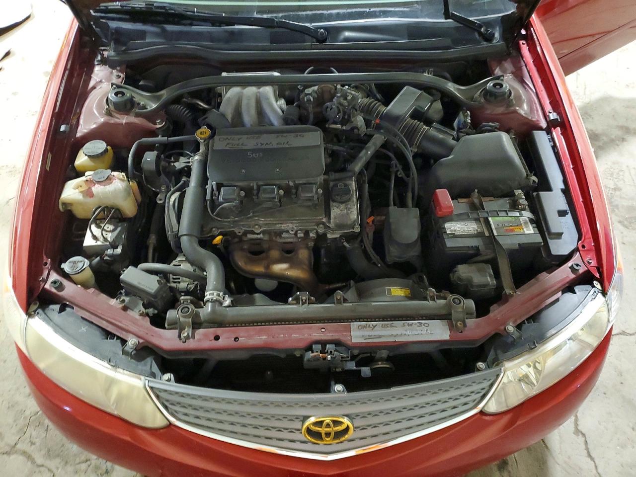 2002 Toyota Camry Solara Sle V6 Red vin: 2T1CF28P42C590267