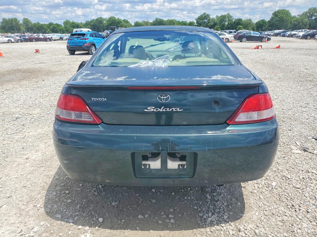 1999 Toyota Camry Solara Sle V6 Green vin: 2T1CF28P4XC195819