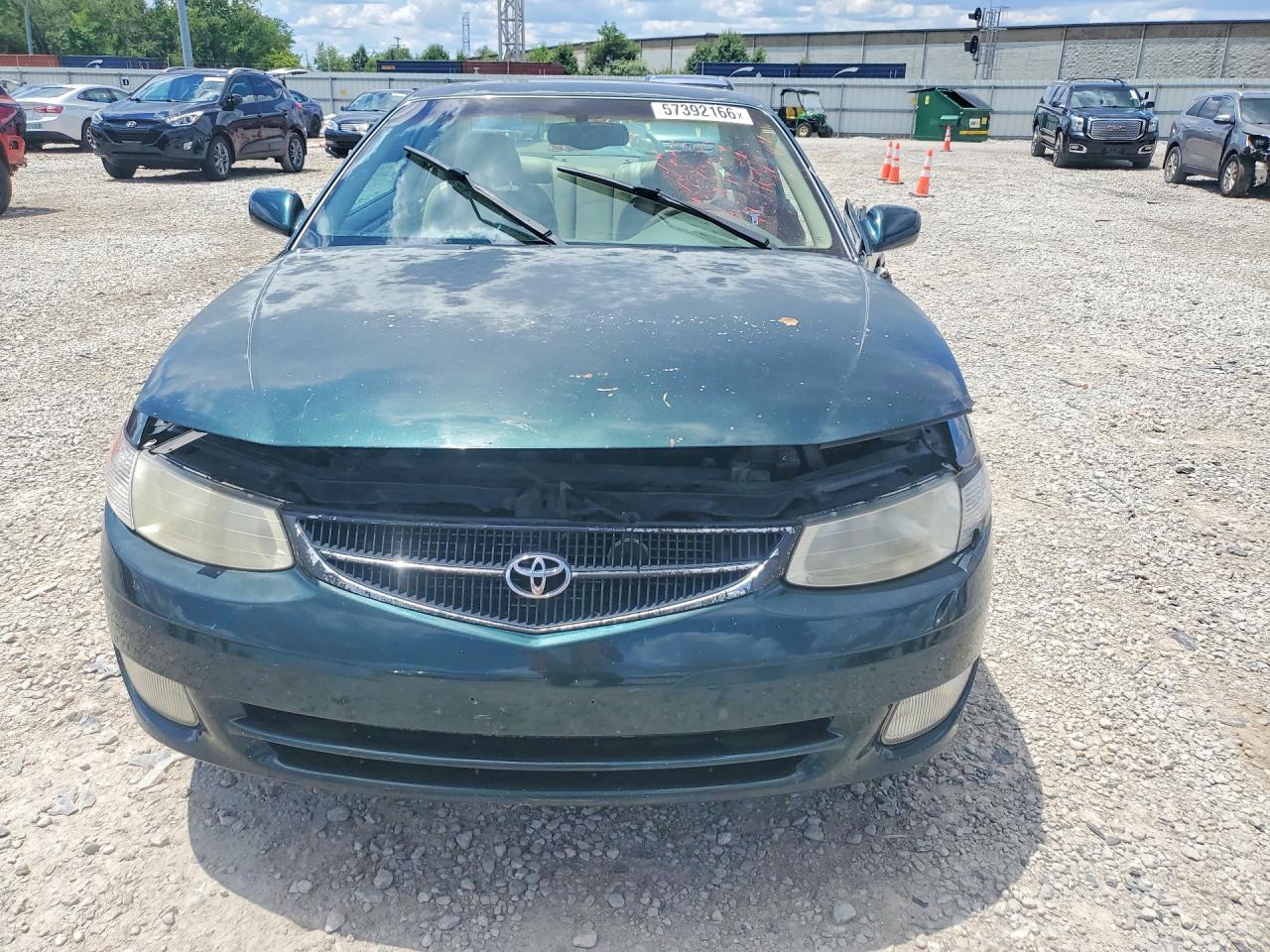 1999 Toyota Camry Solara Sle V6 Green vin: 2T1CF28P4XC195819