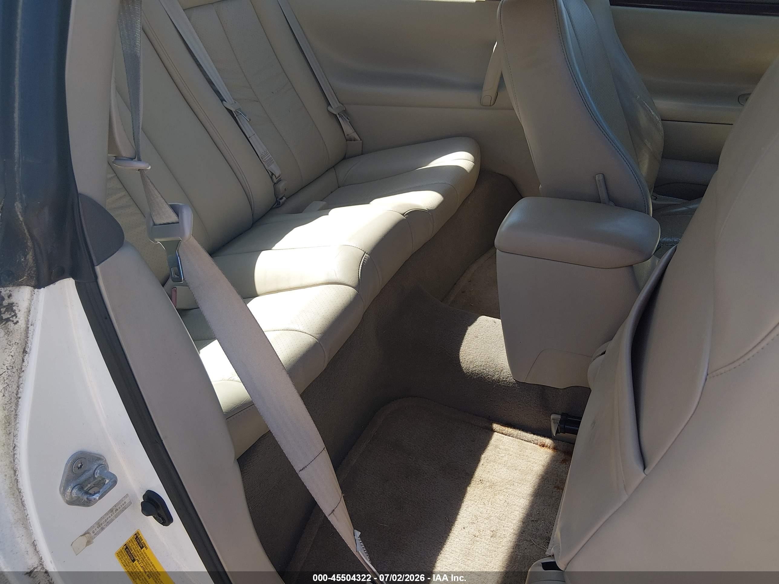 1999 Toyota Camry Solara Sle White vin: 2T1CF28P4XC246168