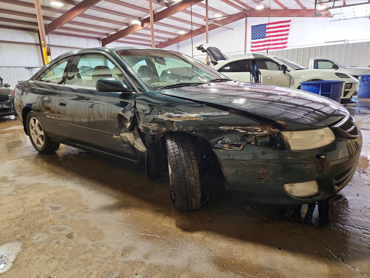 2000 Toyota Camry Solara Se V6 Серый vin: 2T1CF28P4YC388702