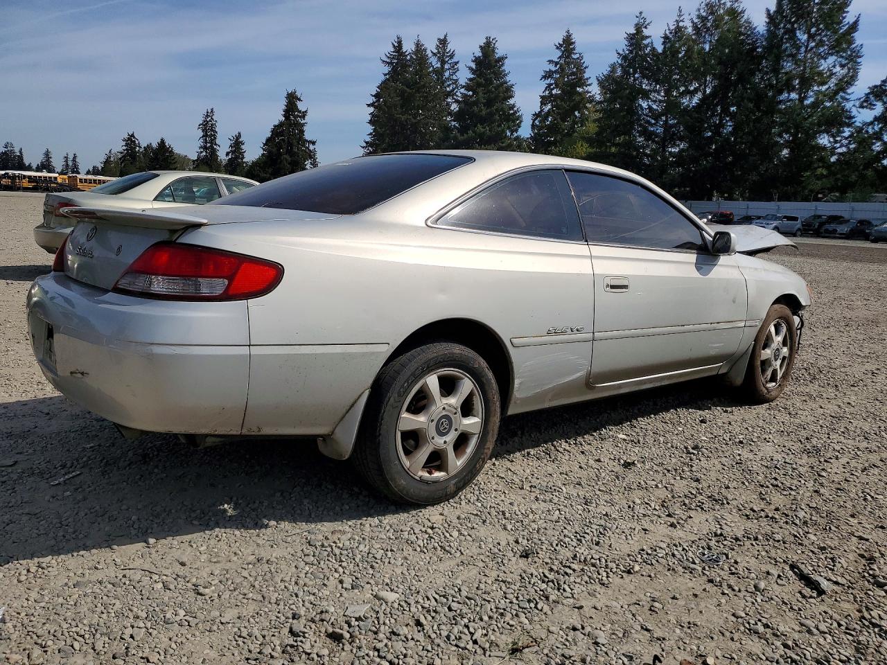 2001 Toyota Camry Solara Sle V6 Silver vin: 2T1CF28P51C481489