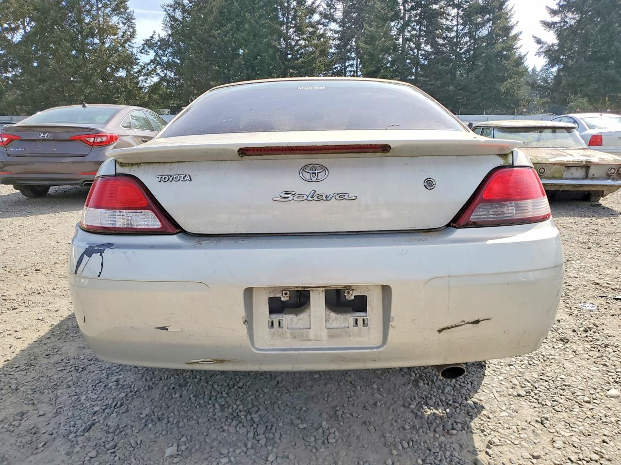 2001 Toyota Camry Solara Sle V6 Silver vin: 2T1CF28P51C481489