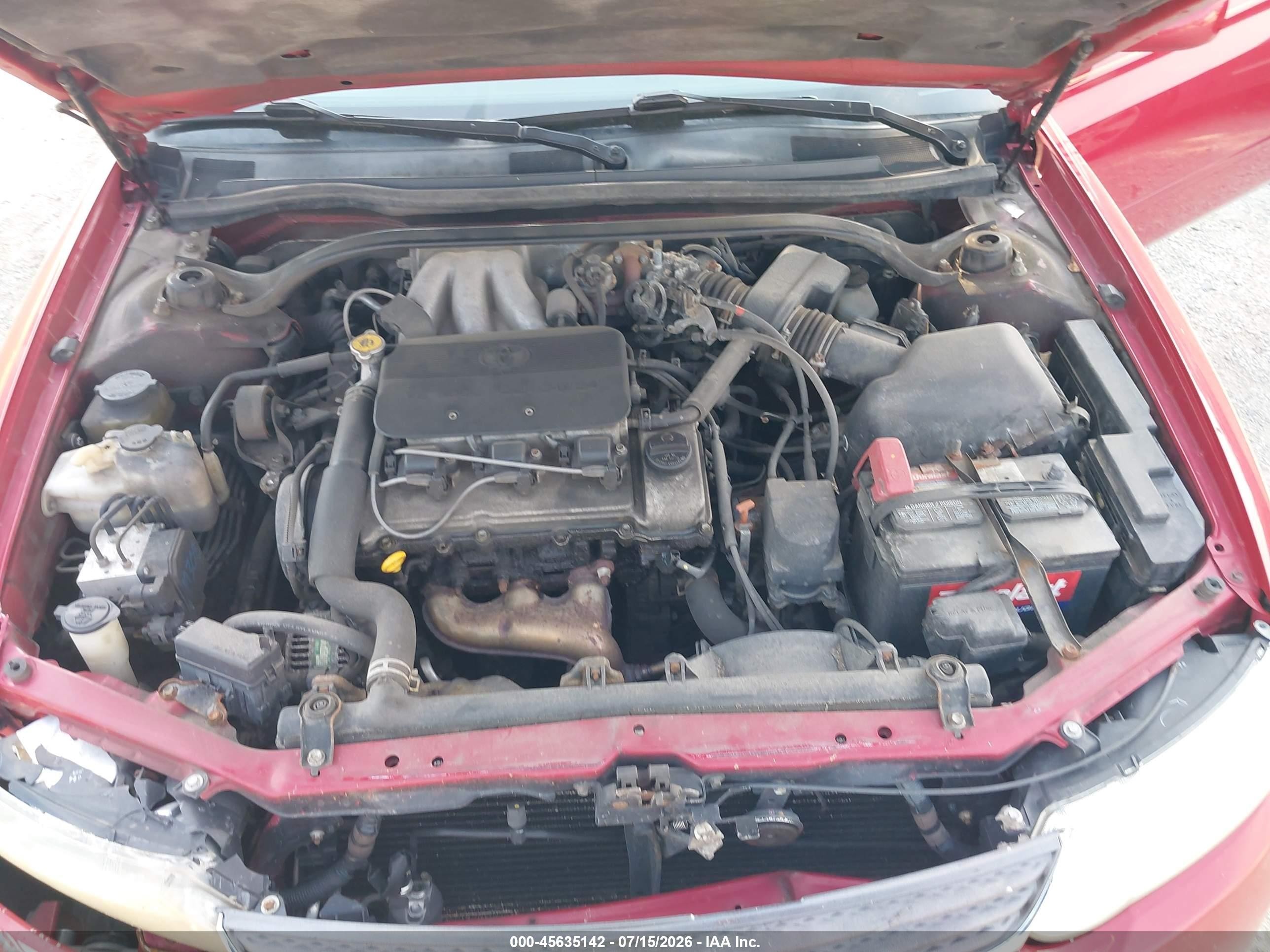 2003 Toyota Camry Solara Sle V6 Red vin: 2T1CF28P53C603206