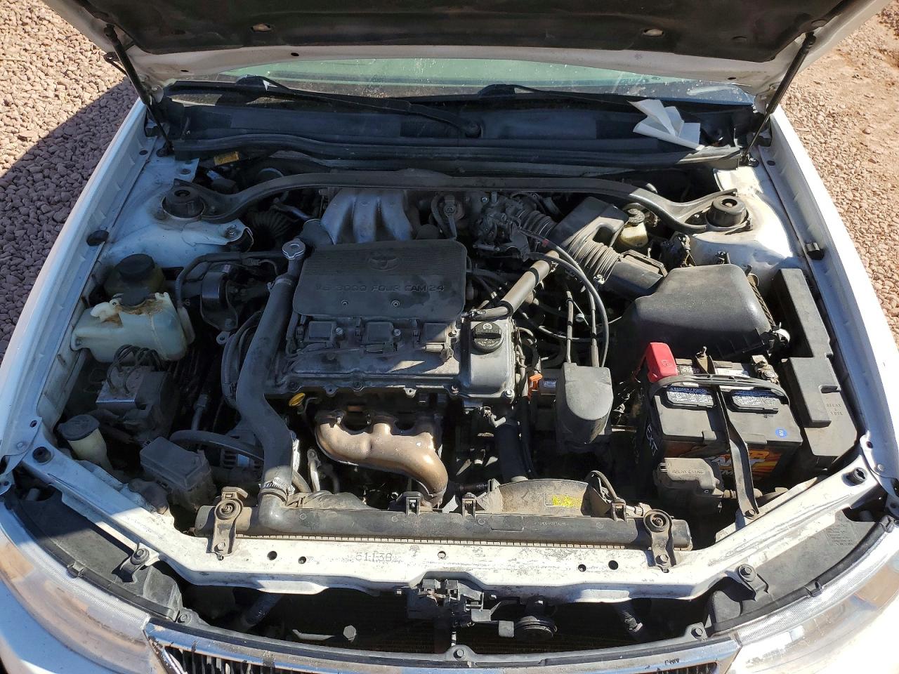 2001 Toyota Camry Solara Sle V6 White vin: 2T1CF28P61C458108