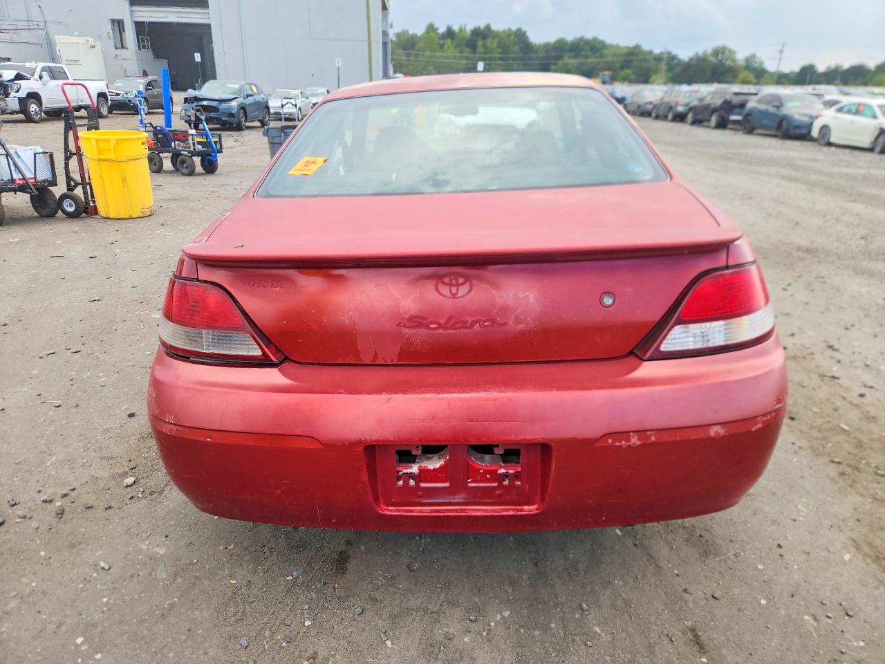 1999 Toyota Camry Solara Sle V6 Burgundy vin: 2T1CF28P6XC164653