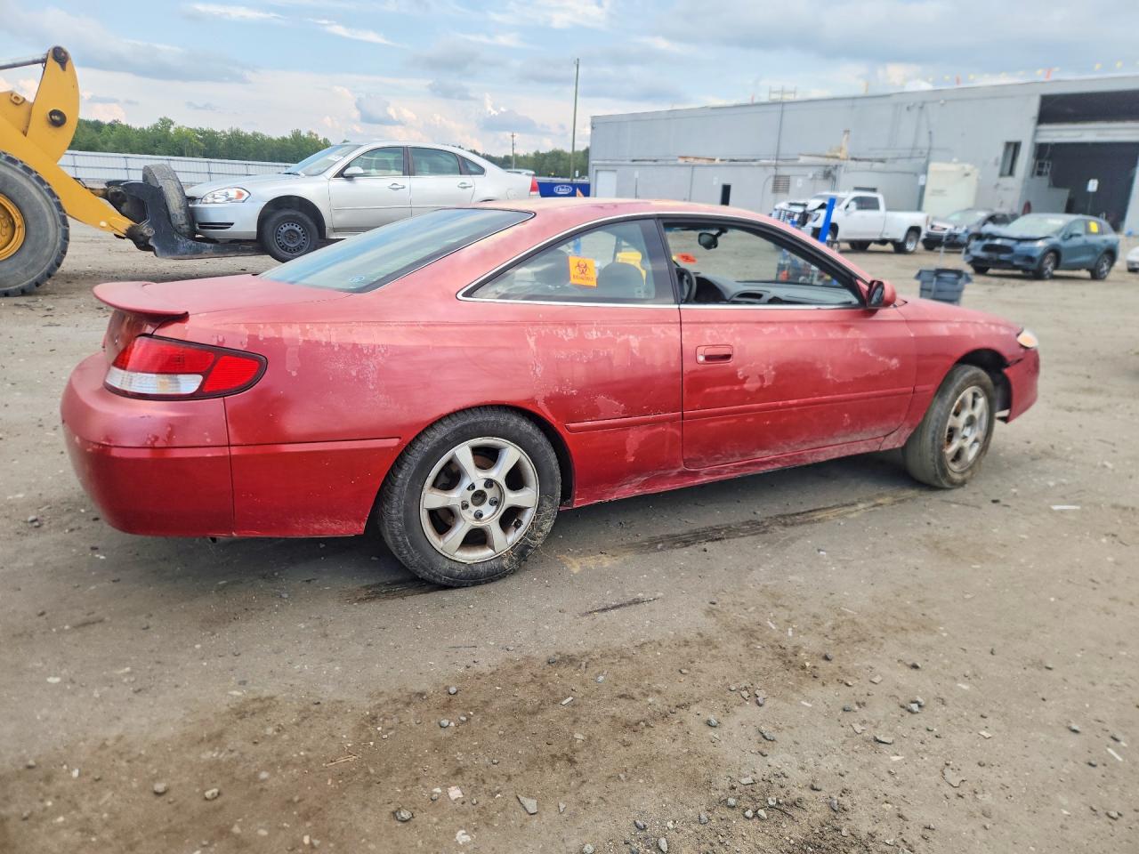 1999 Toyota Camry Solara Sle V6 Burgundy vin: 2T1CF28P6XC164653