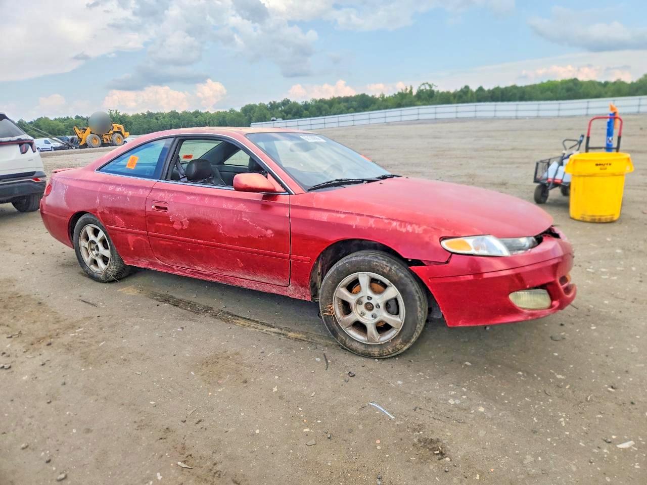 1999 Toyota Camry Solara Sle V6 Burgundy vin: 2T1CF28P6XC164653
