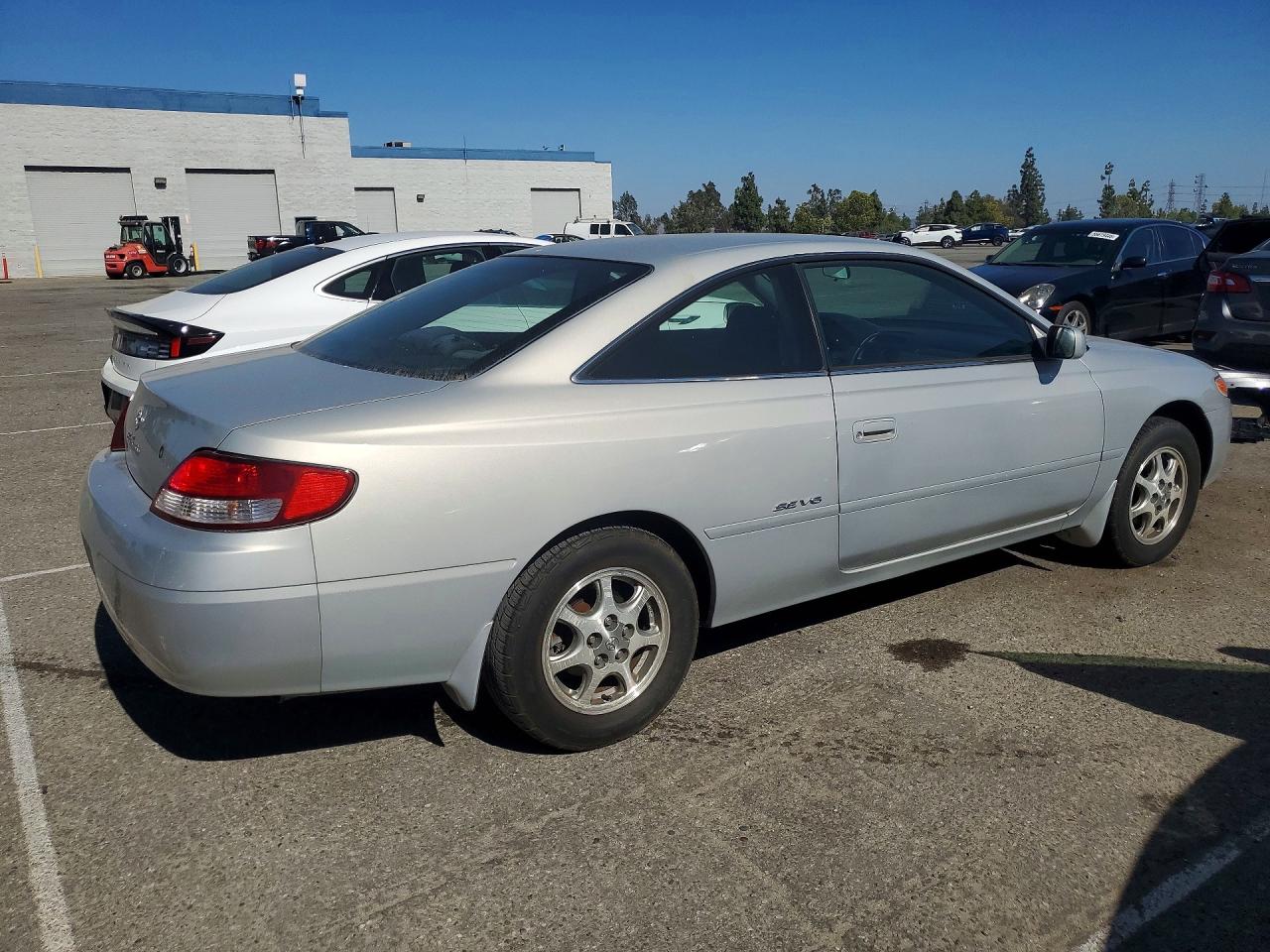 1999 Toyota Camry Solara Se V6 Silver vin: 2T1CF28P6XC219165