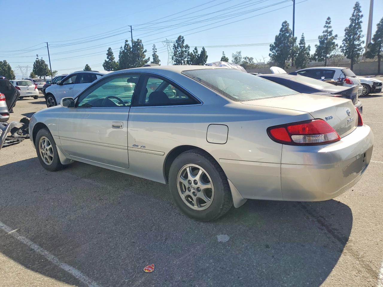 1999 Toyota Camry Solara Se V6 Silver vin: 2T1CF28P6XC219165